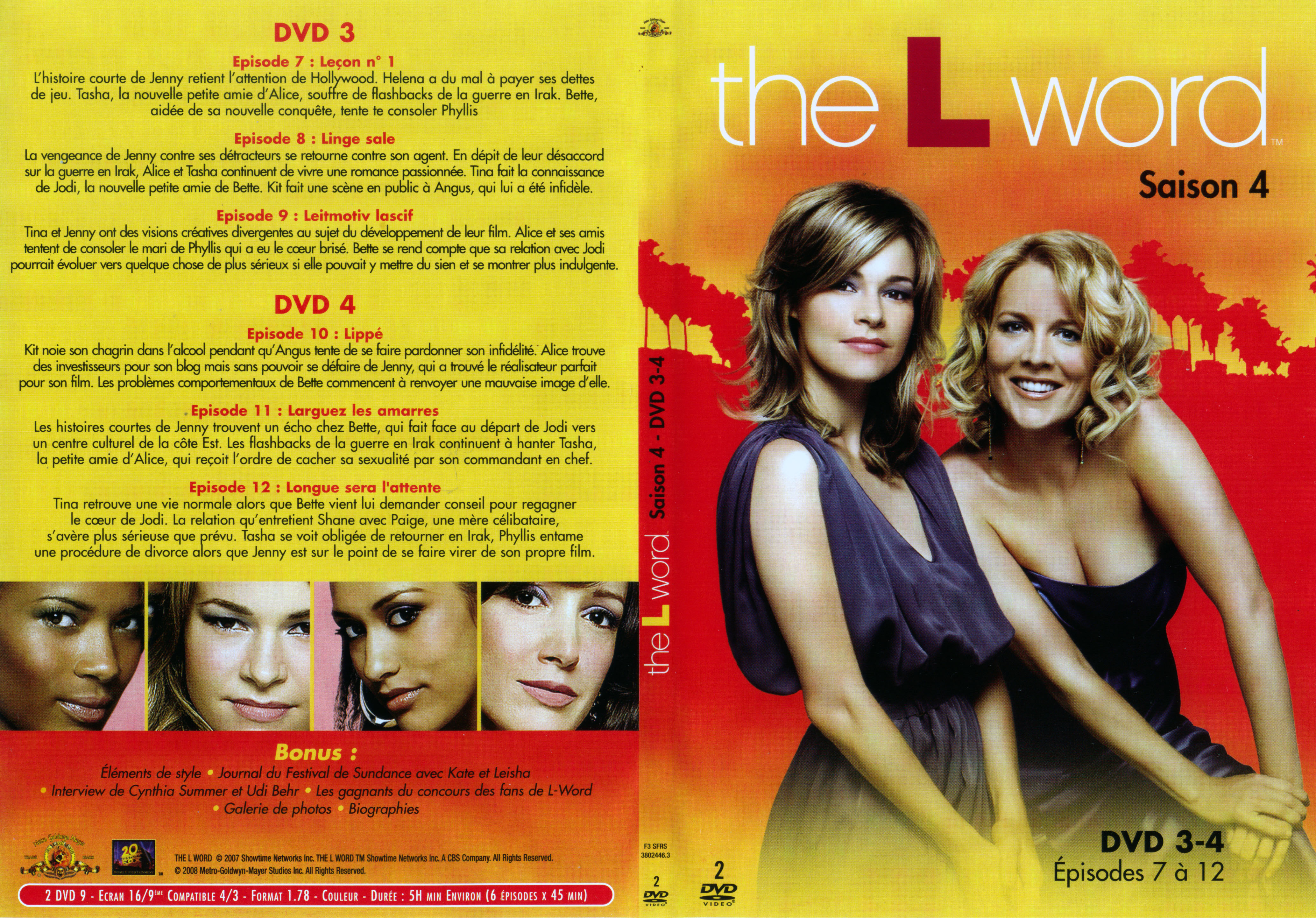 Jaquette DVD The L word Saison 4 DVD 3 et 4 (dpi 400)