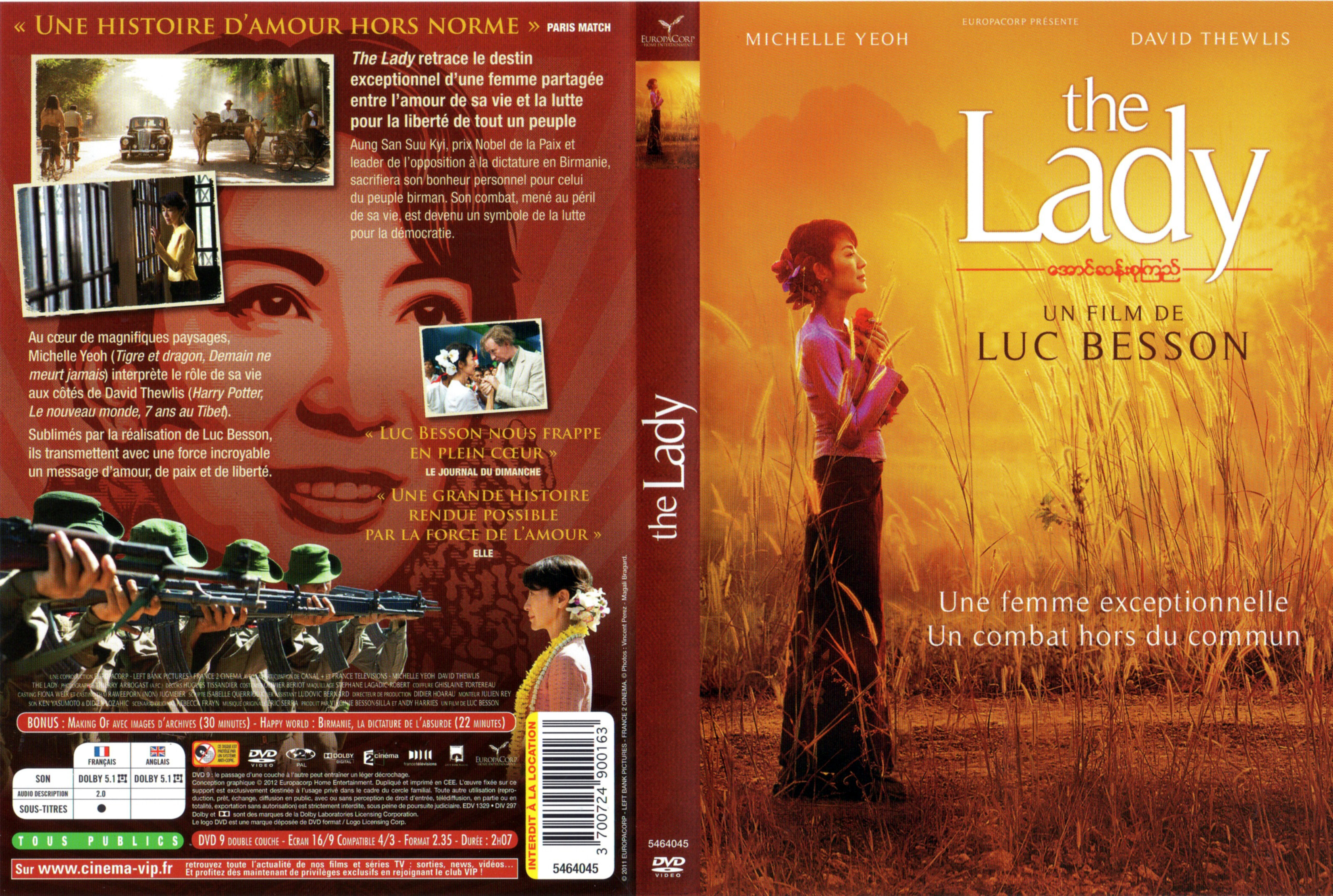 Jaquette DVD The Lady