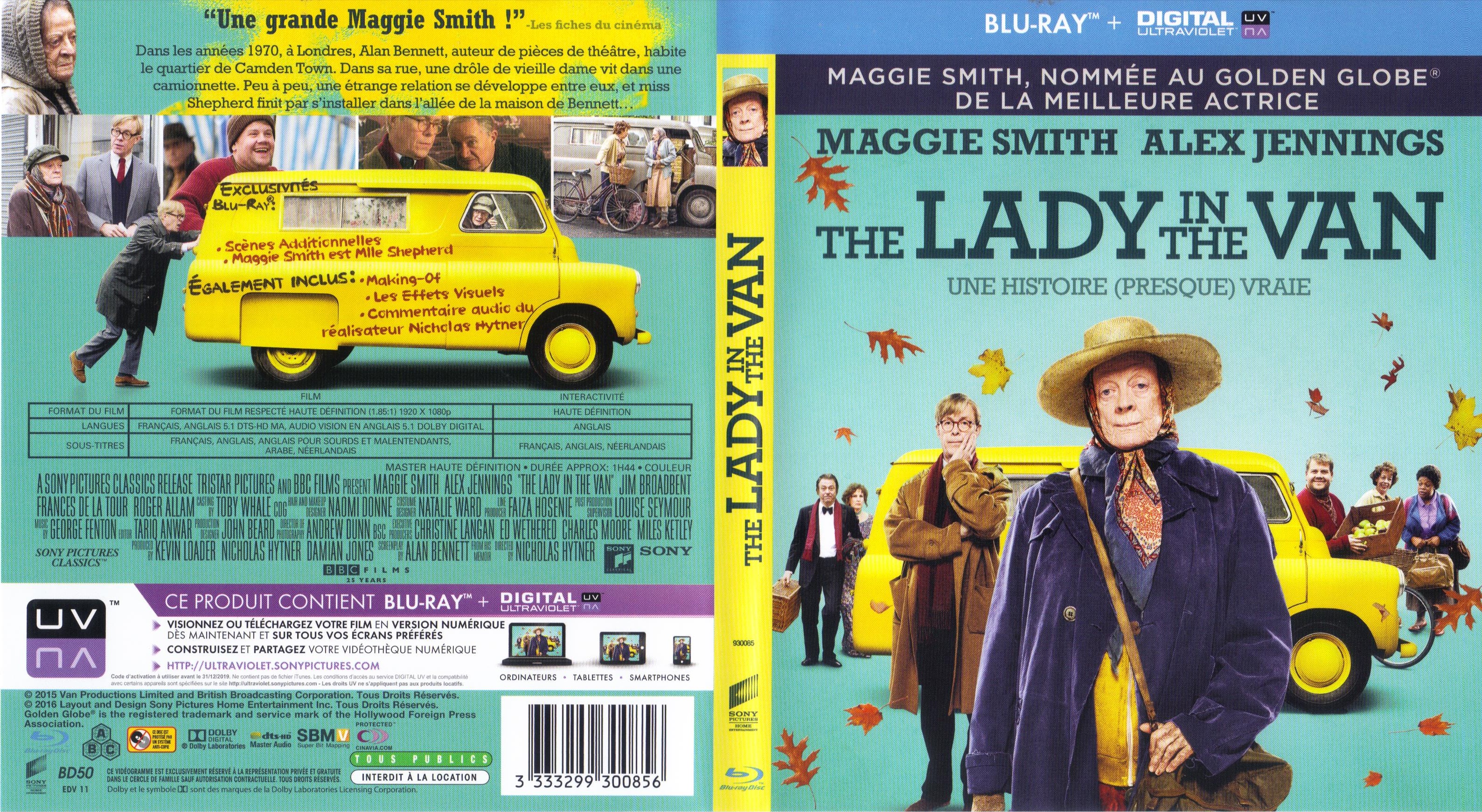 Jaquette DVD The Lady In The Van (BLU-RAY)