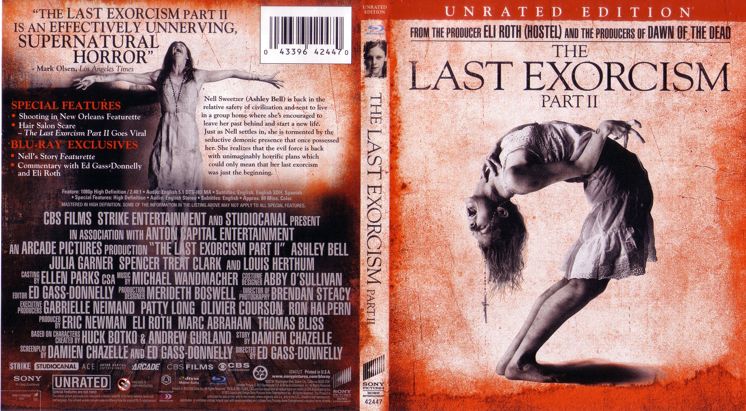Jaquette DVD The Last Exorcism Part II Zone 1 (BLU-RAY)