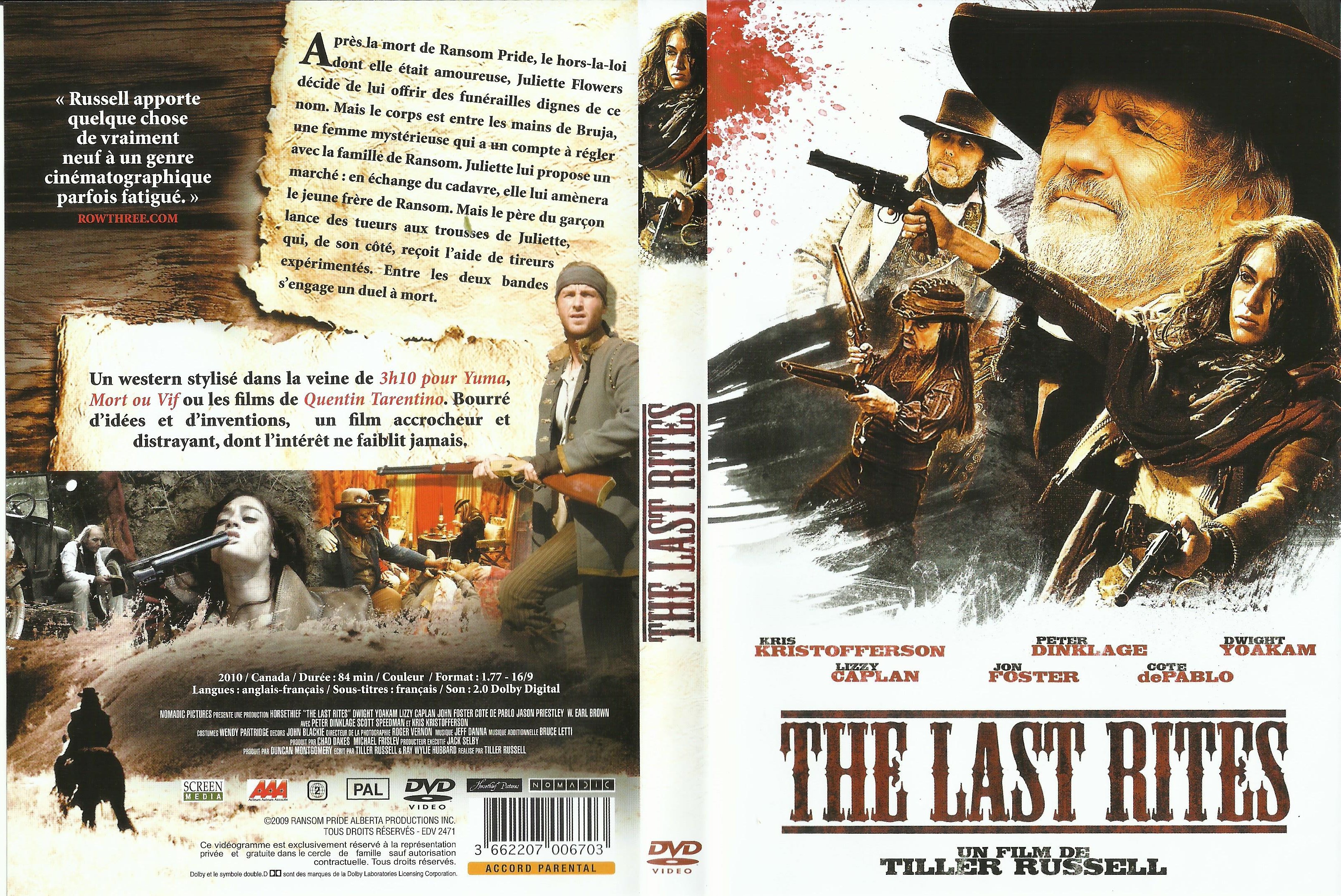 Jaquette DVD The Last Rites