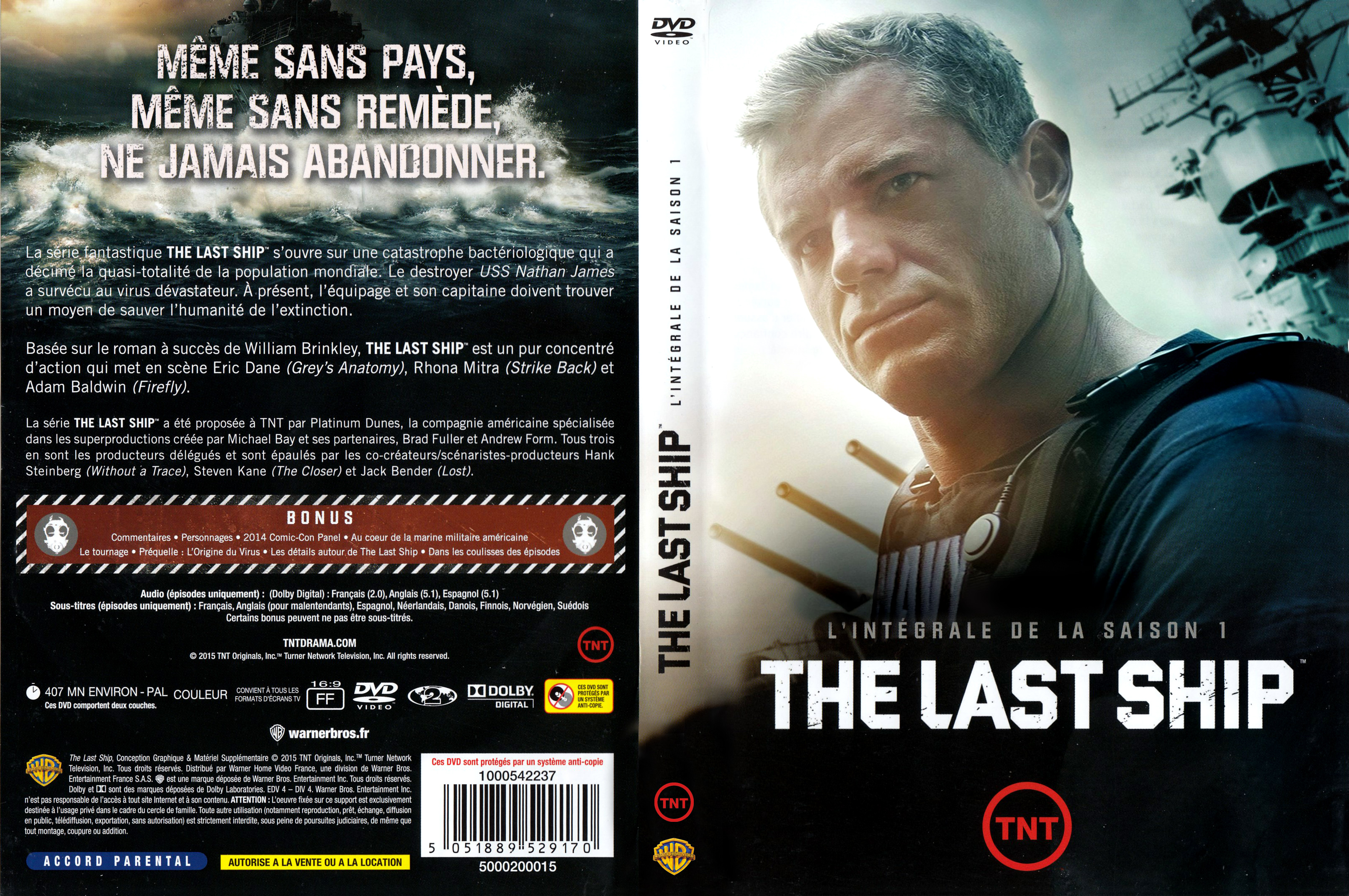 Jaquette DVD The Last Ship Saison 1 v2