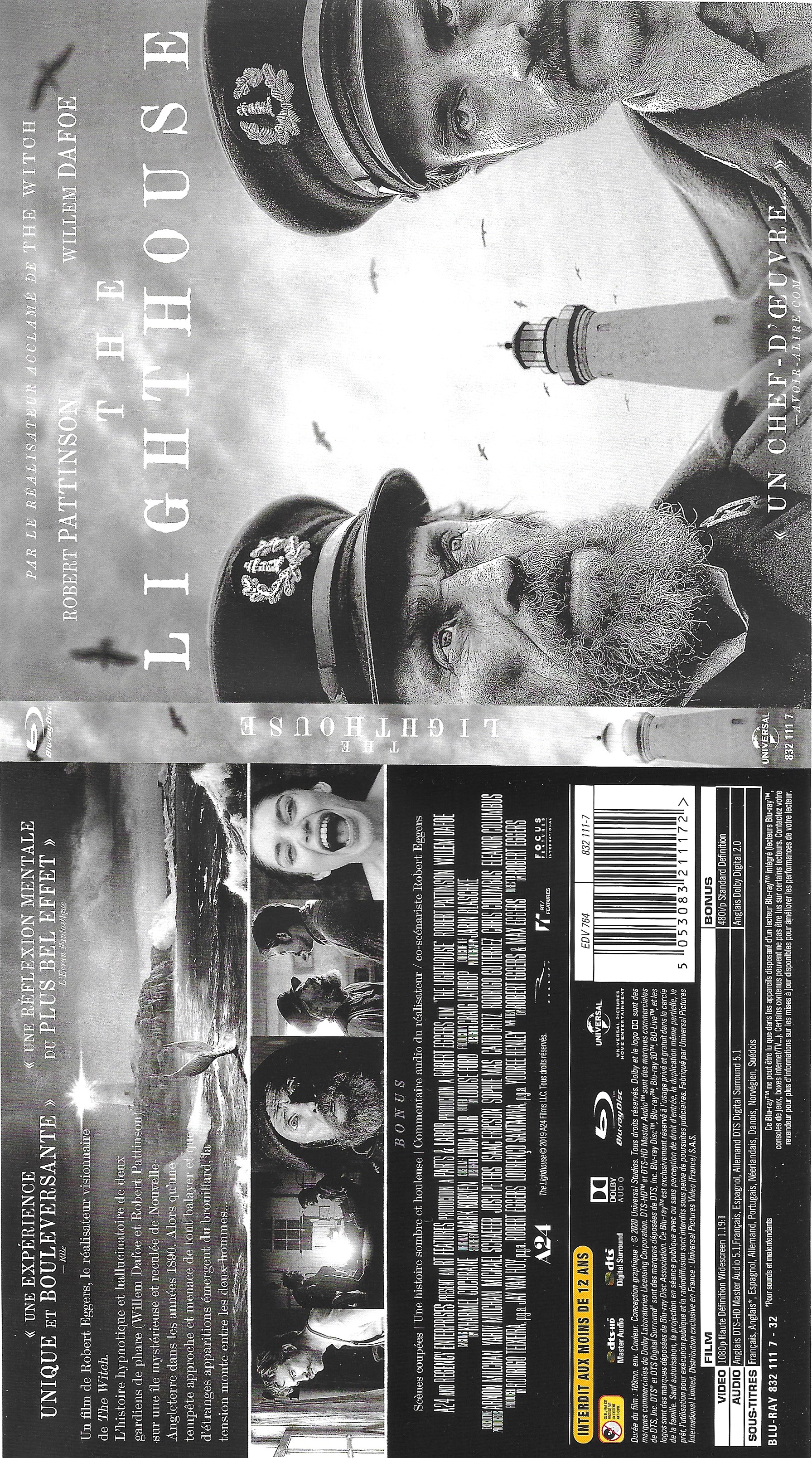 Jaquette DVD The Lighthouse (BLU-RAY)