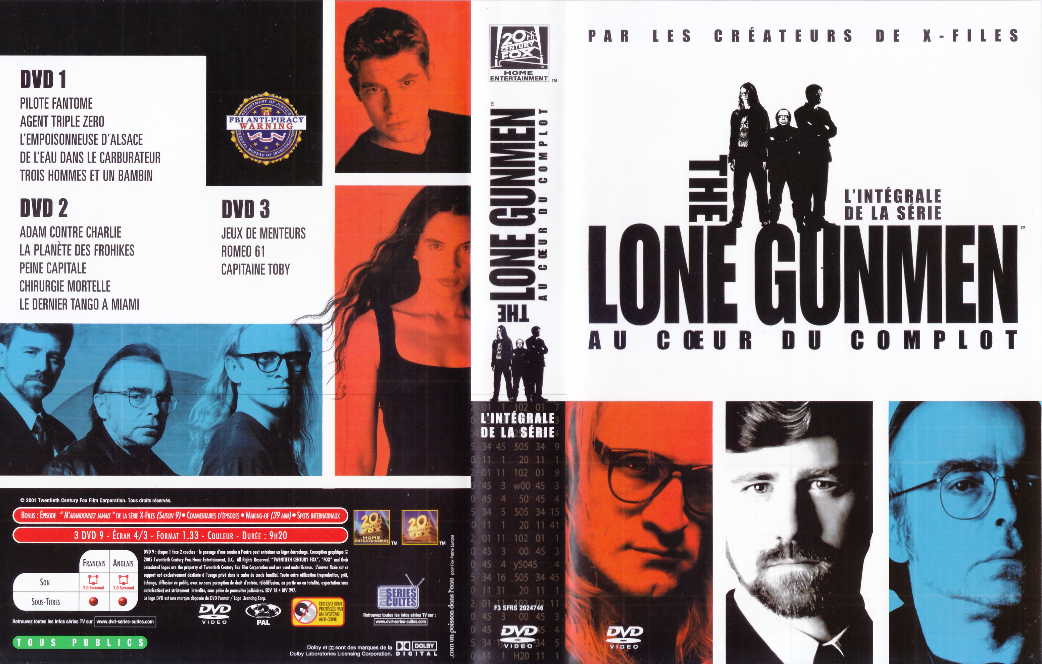 Jaquette DVD The Lone Gunmen