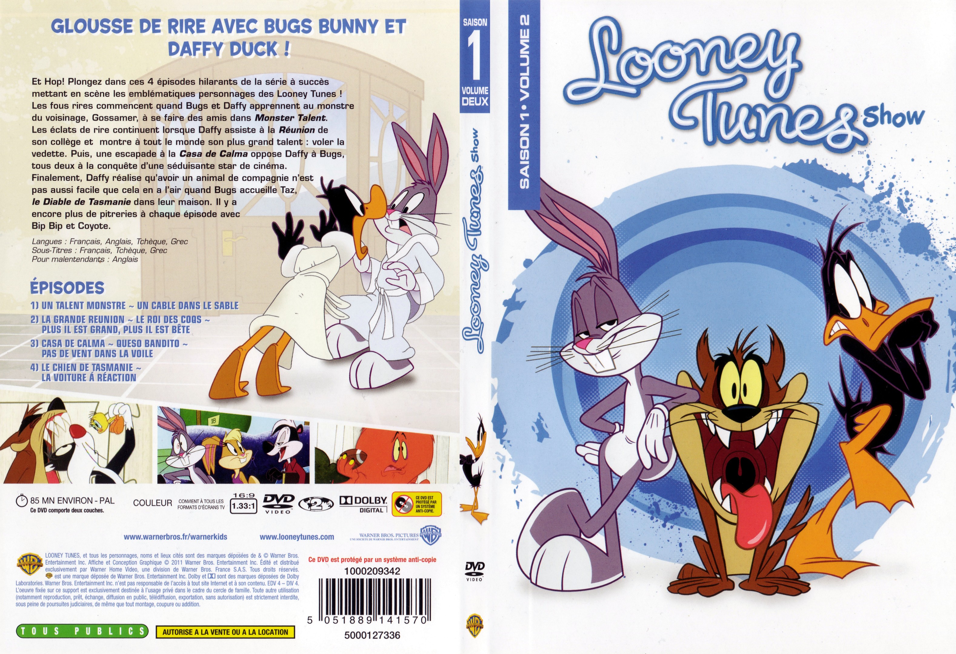 Jaquette DVD The Looney Tunes Show Saison 1 vol 2 - SLIM
