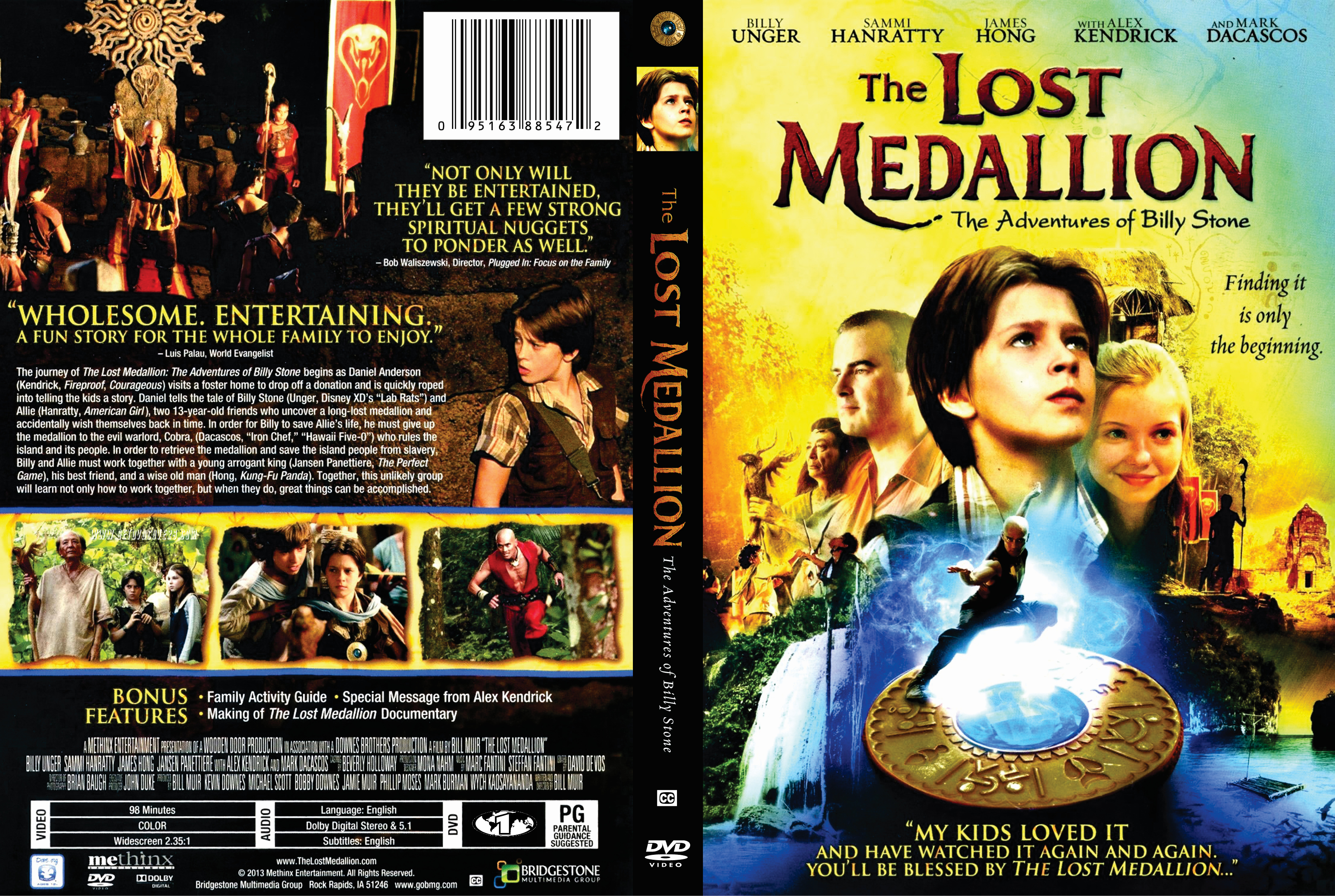Jaquette DVD The Lost Medallion The Adventures Of Billy Stone Zone 1
