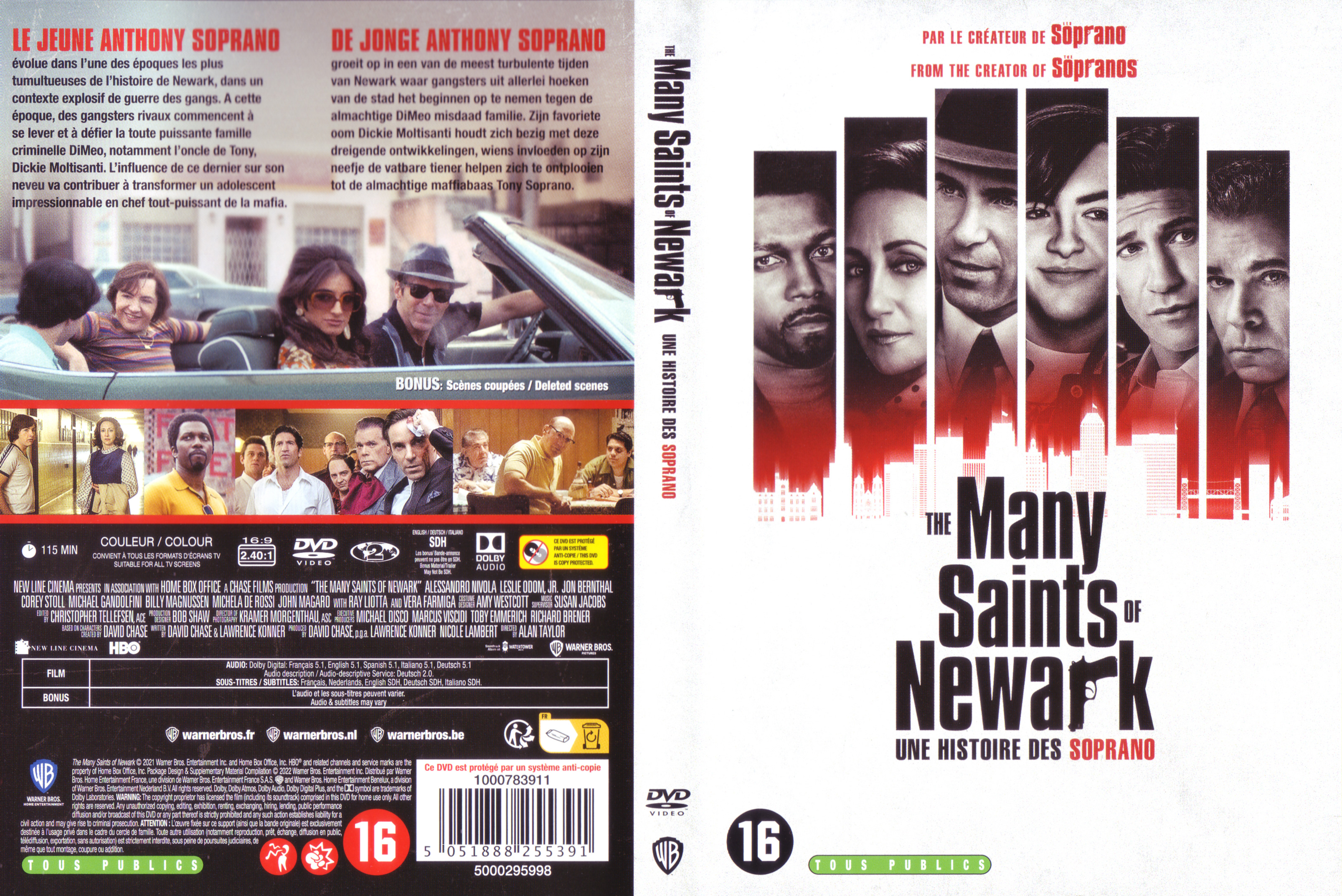 Jaquette DVD The Many Saints of Newark - Une histoire des Soprano