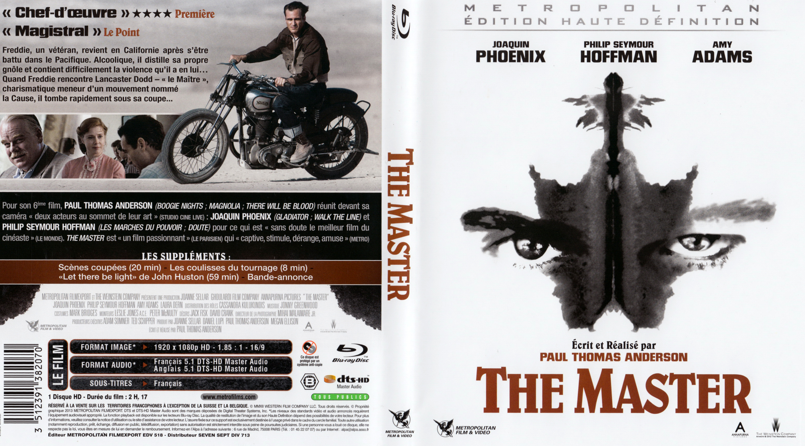 Jaquette DVD The Master (2013) (BLU-RAY)