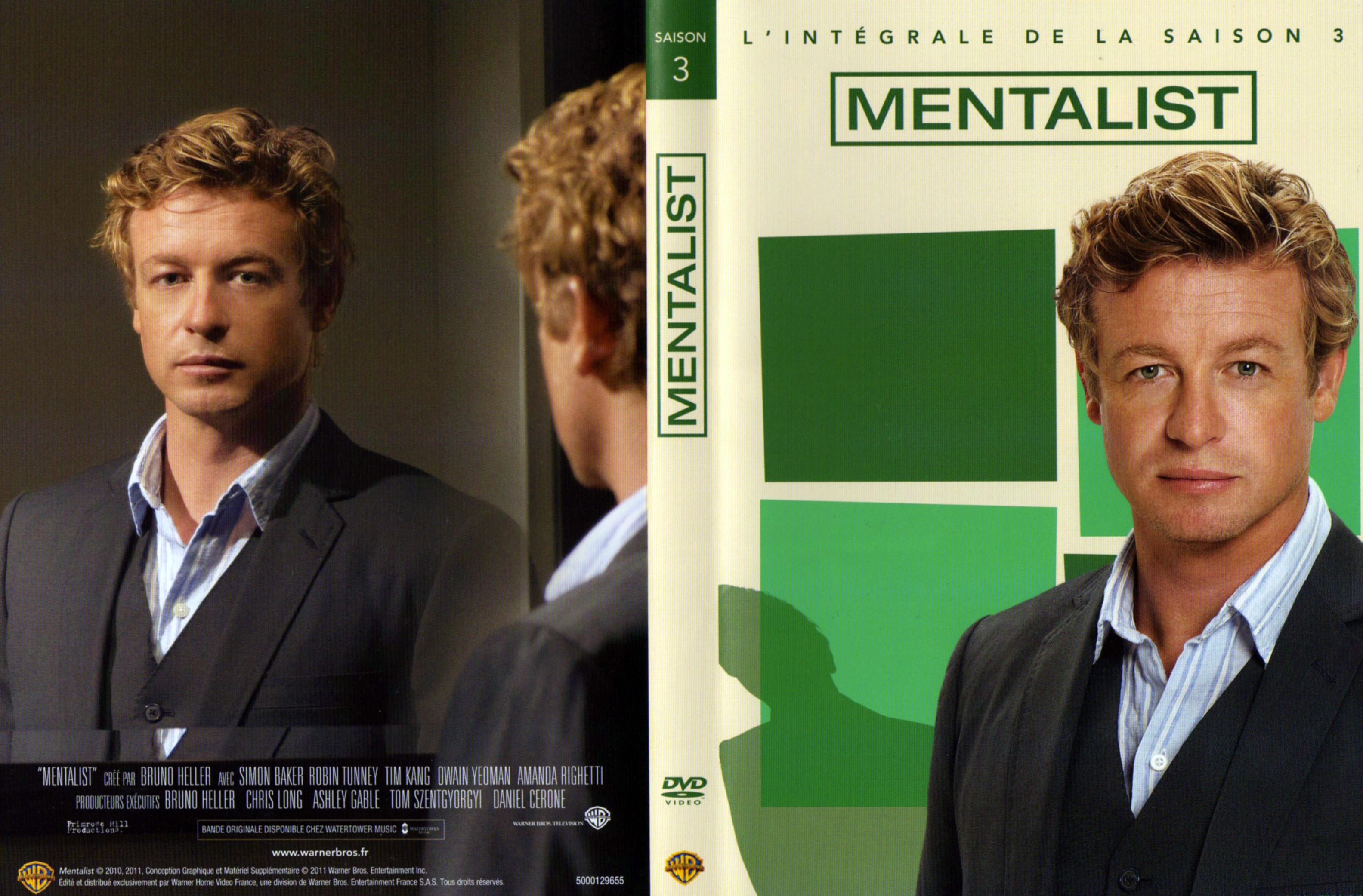 Jaquette DVD The Mentalist Saison 3