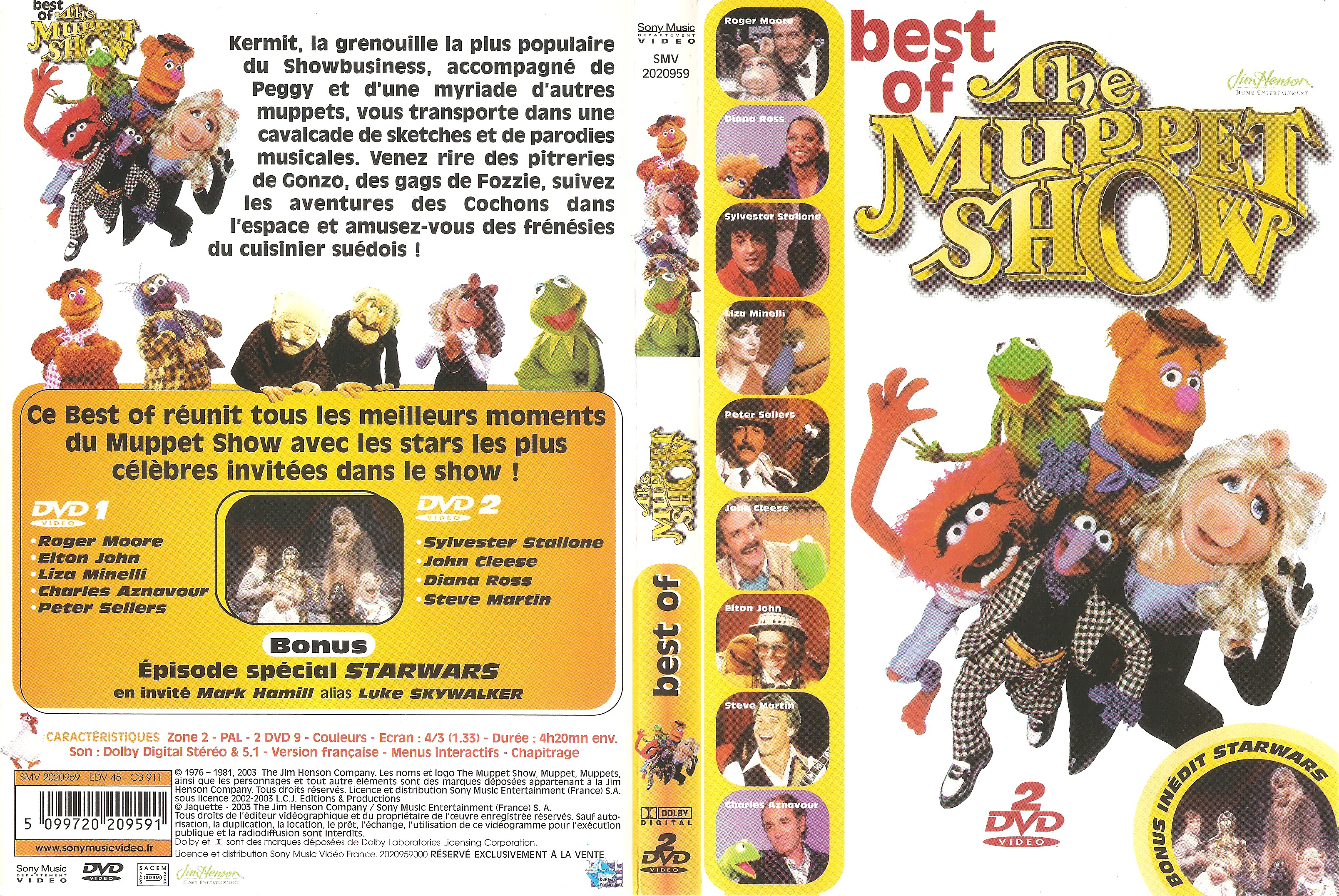 Jaquette DVD The Muppet Show Best of