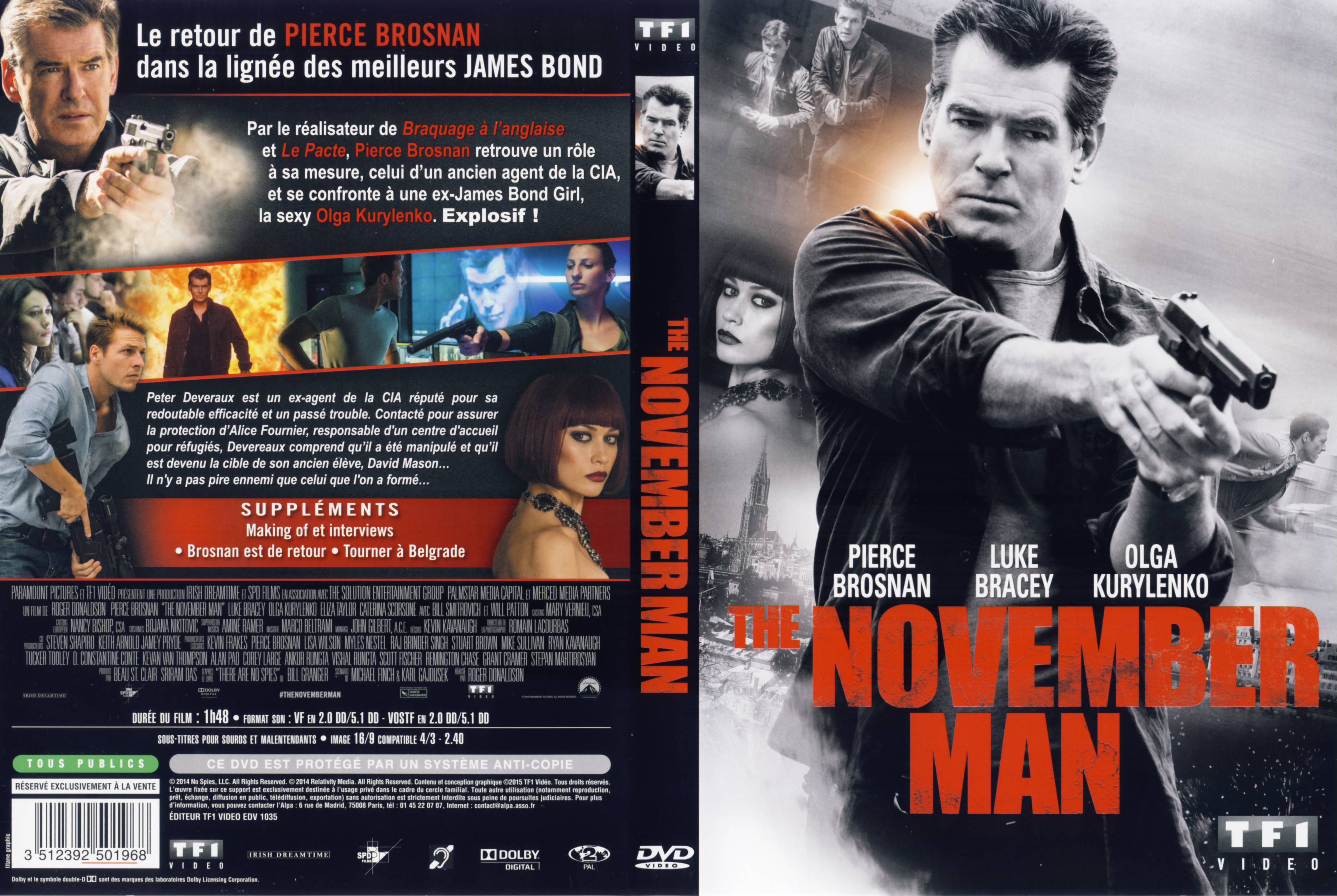 Jaquette DVD The November Man