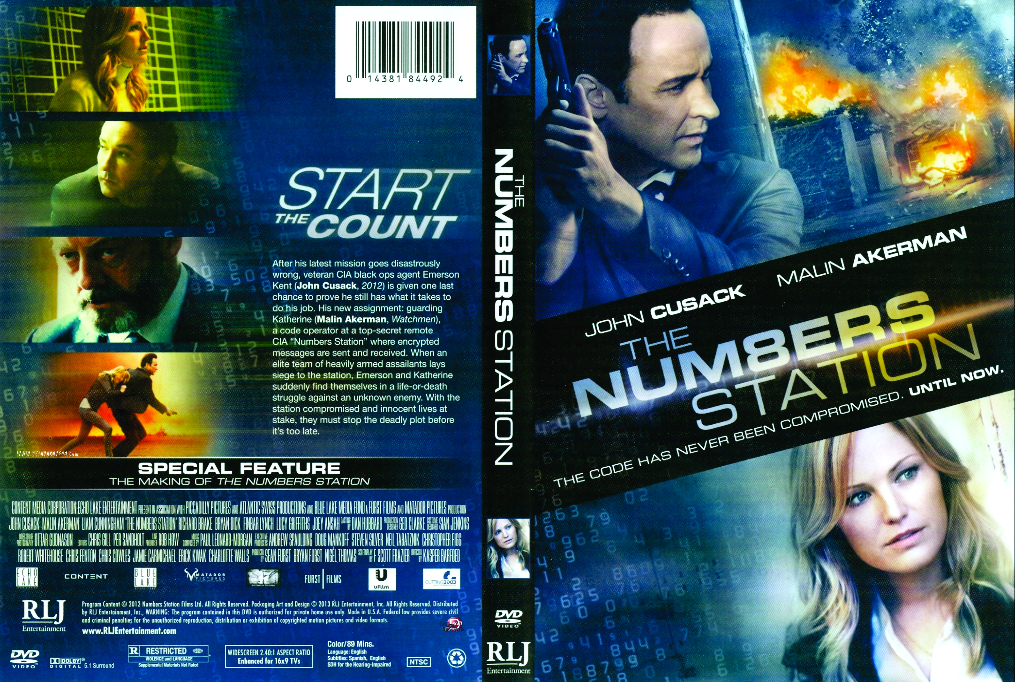 Jaquette DVD The Numbers Station Zone 1