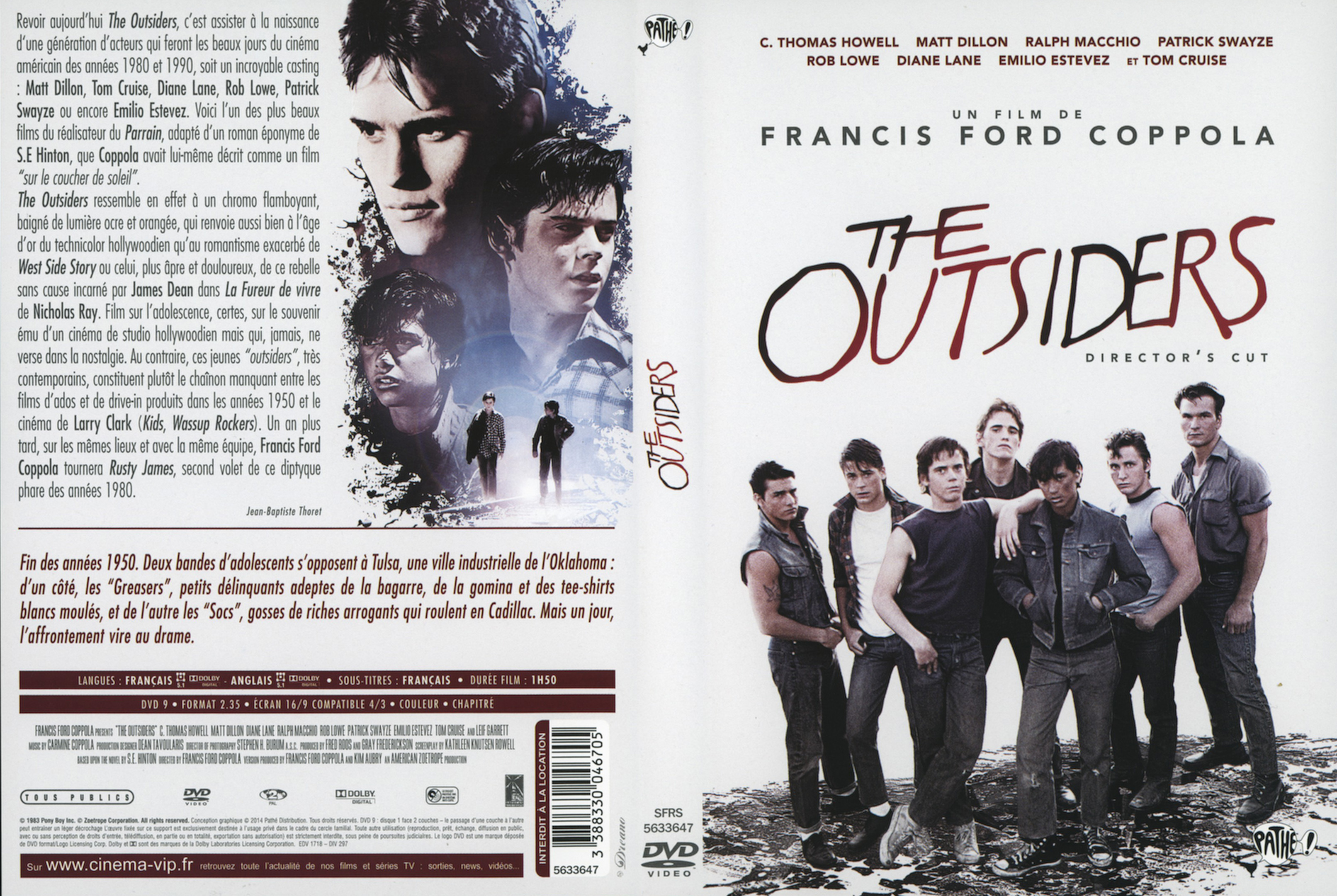 Jaquette DVD The Outsiders