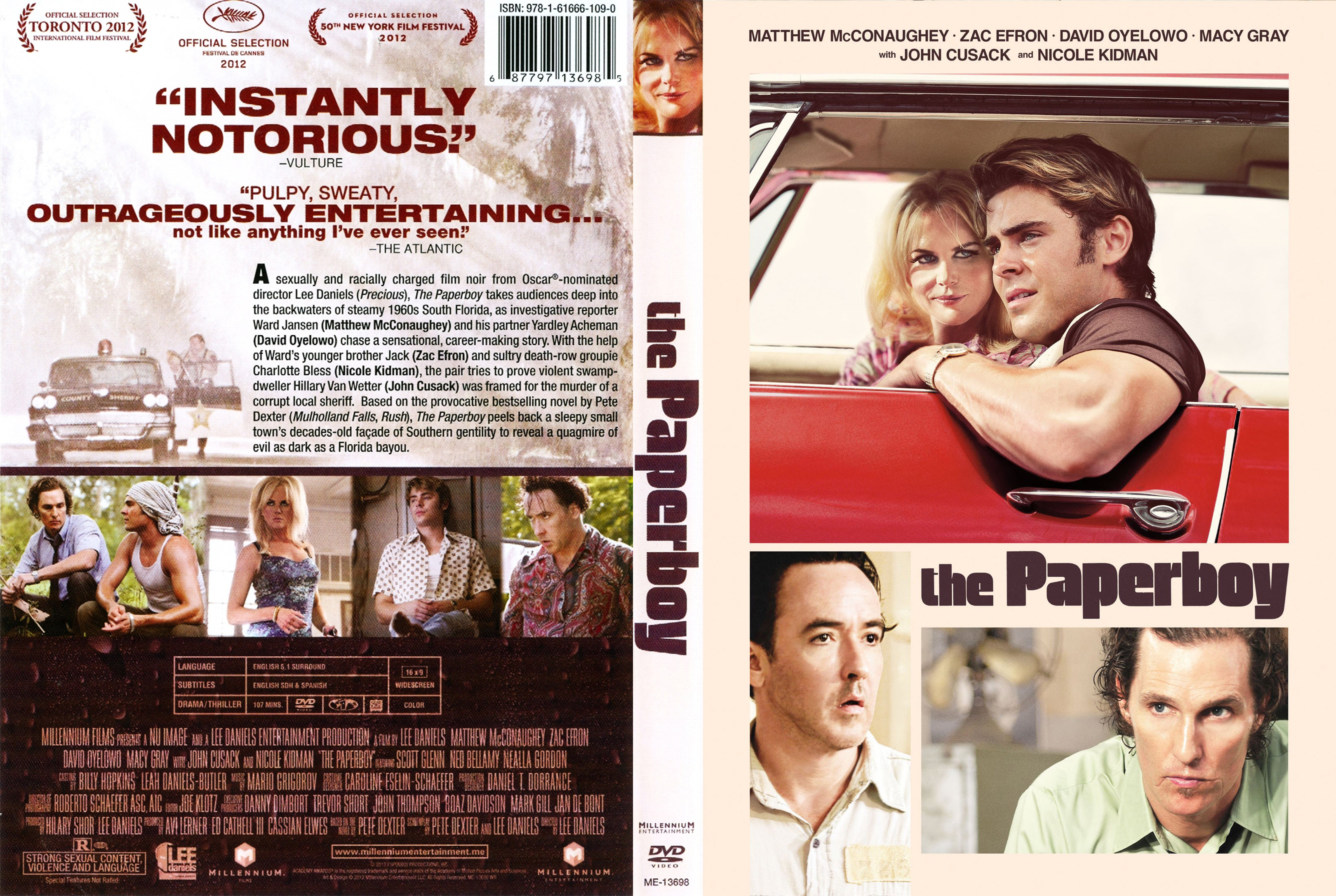 Jaquette DVD The Paperboy Zone 1