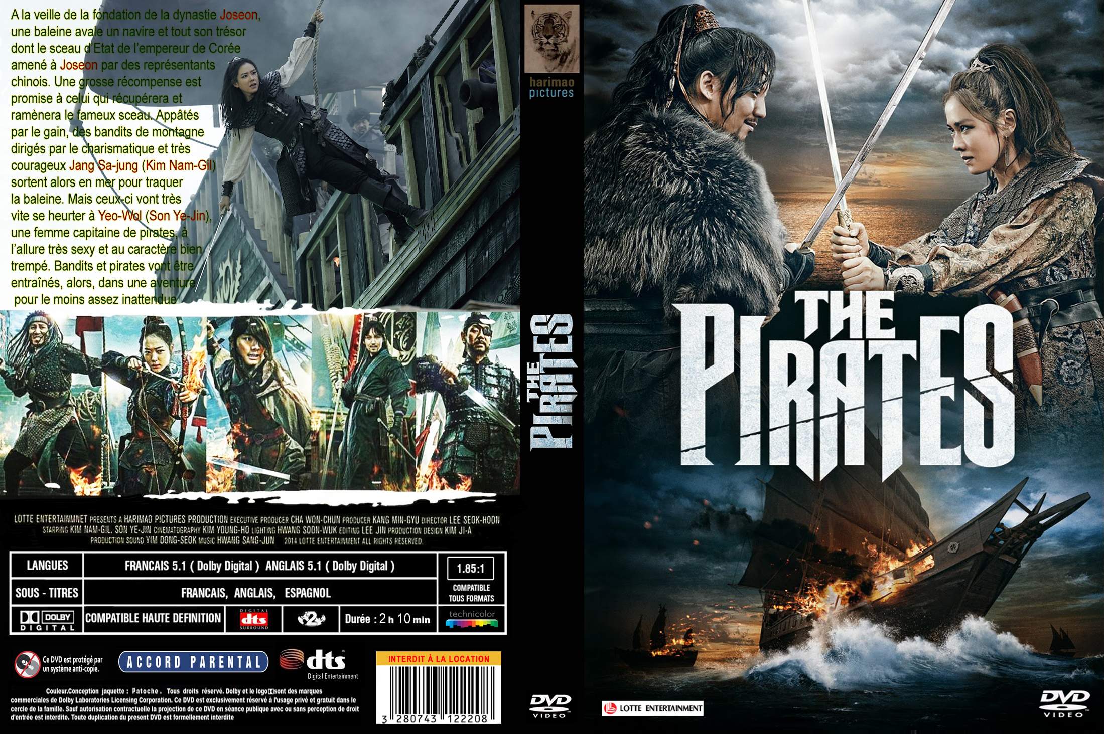 Jaquette DVD The Pirates custom