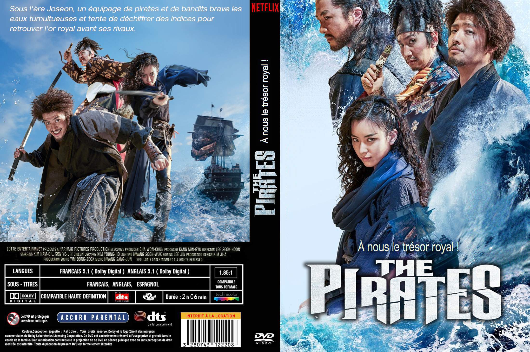 Jaquette DVD The Pirates custom v2