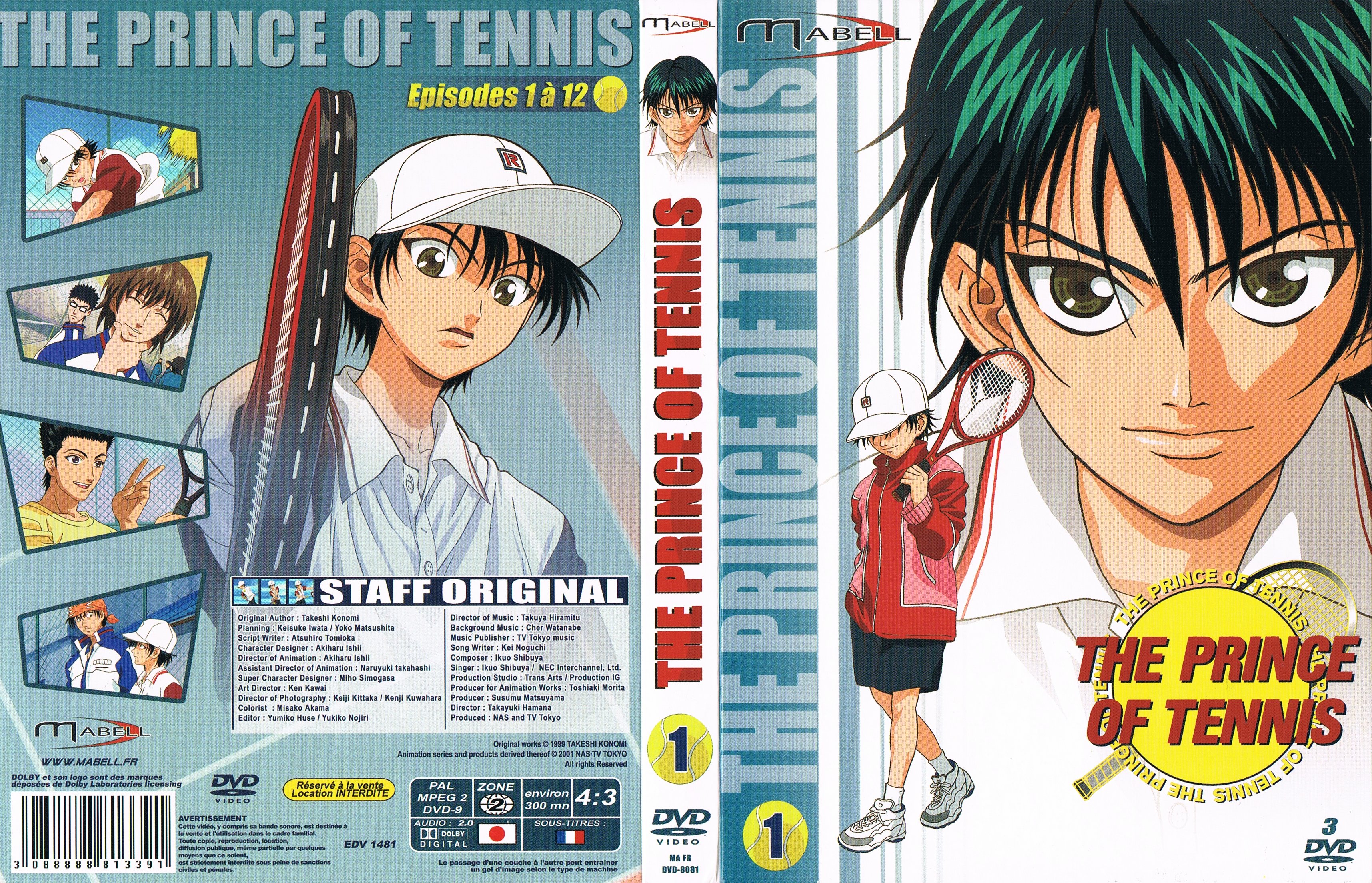Jaquette DVD The Prince Of Tennis Vol 1