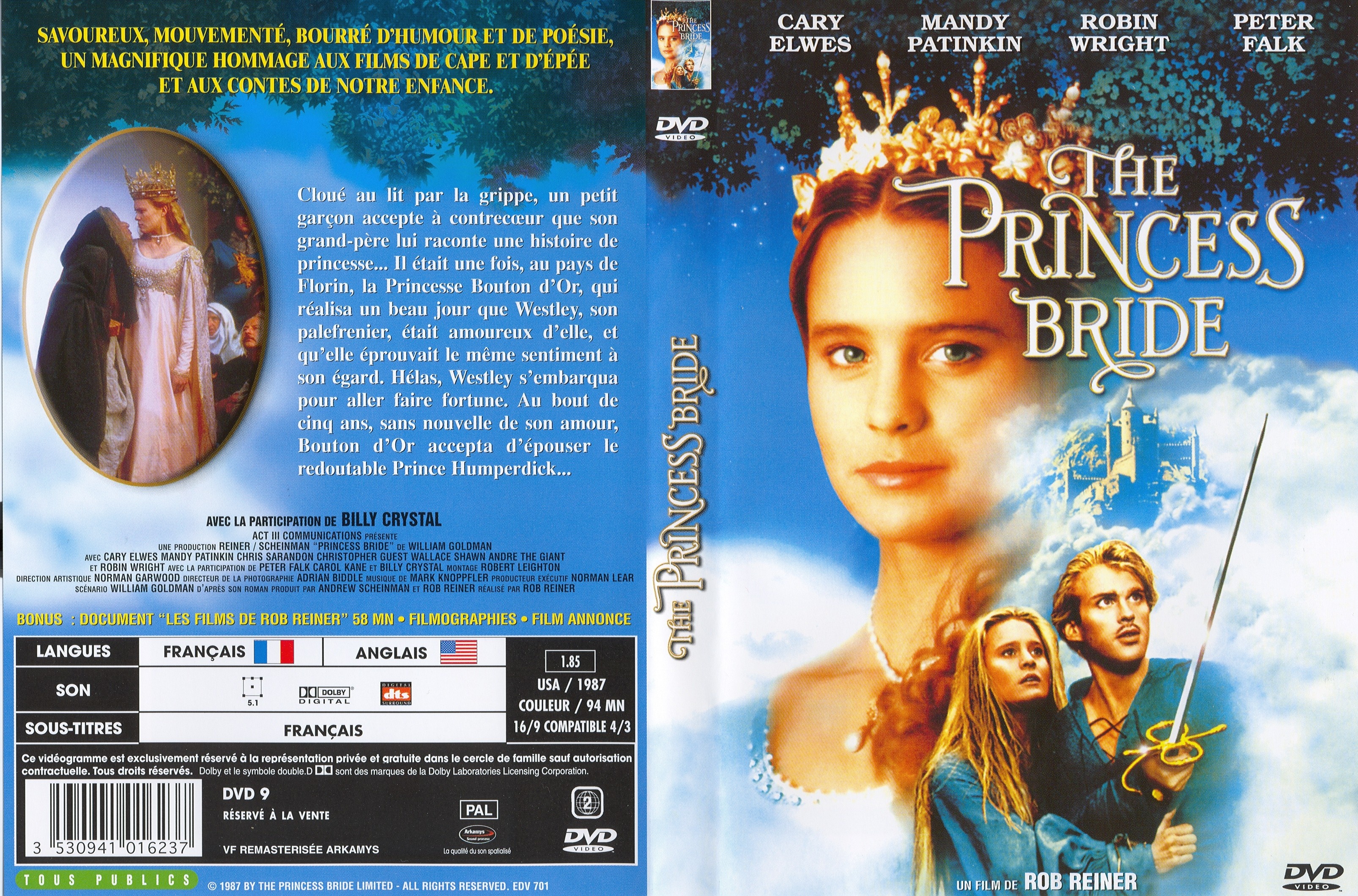 Jaquette DVD The Princess Bride