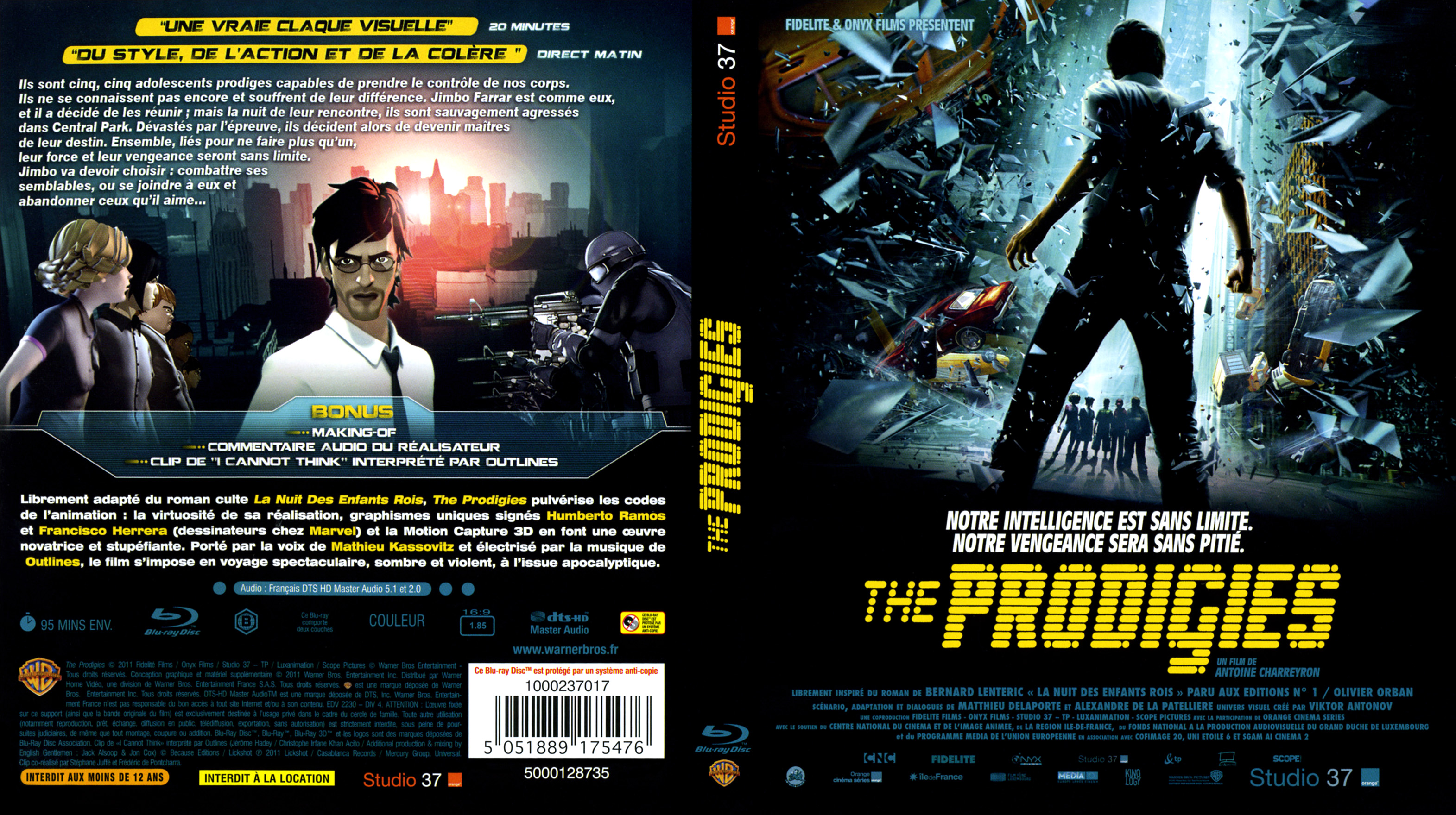 Jaquette DVD The Prodigies (BLU-RAY)