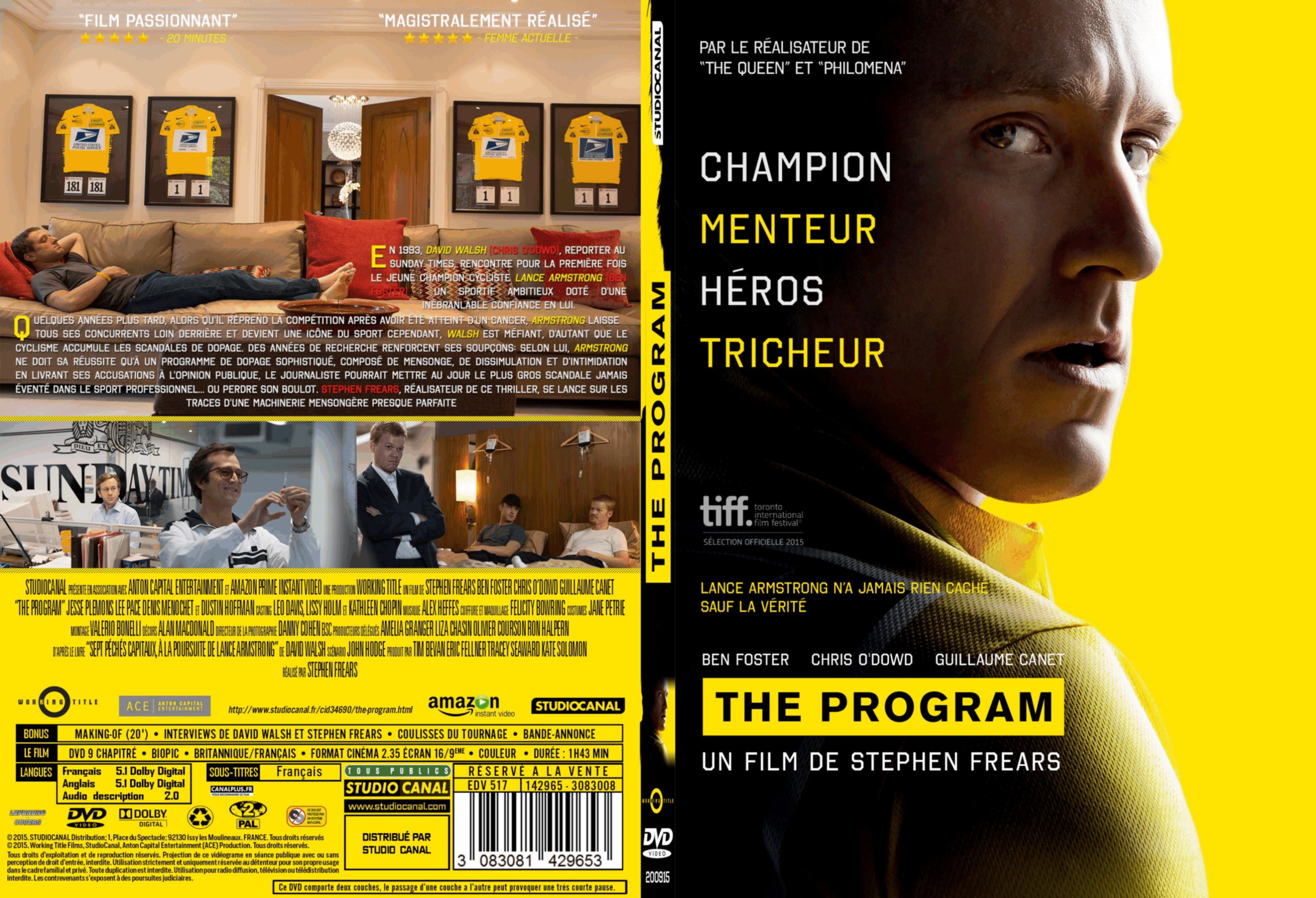 Jaquette DVD The Program - SLIM