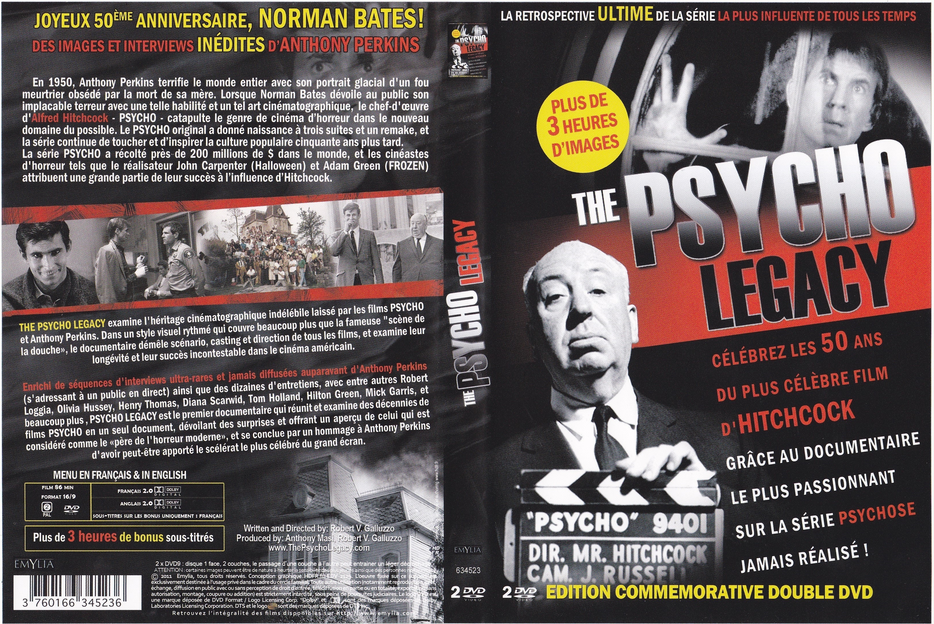 Jaquette DVD The Psycho Legacy
