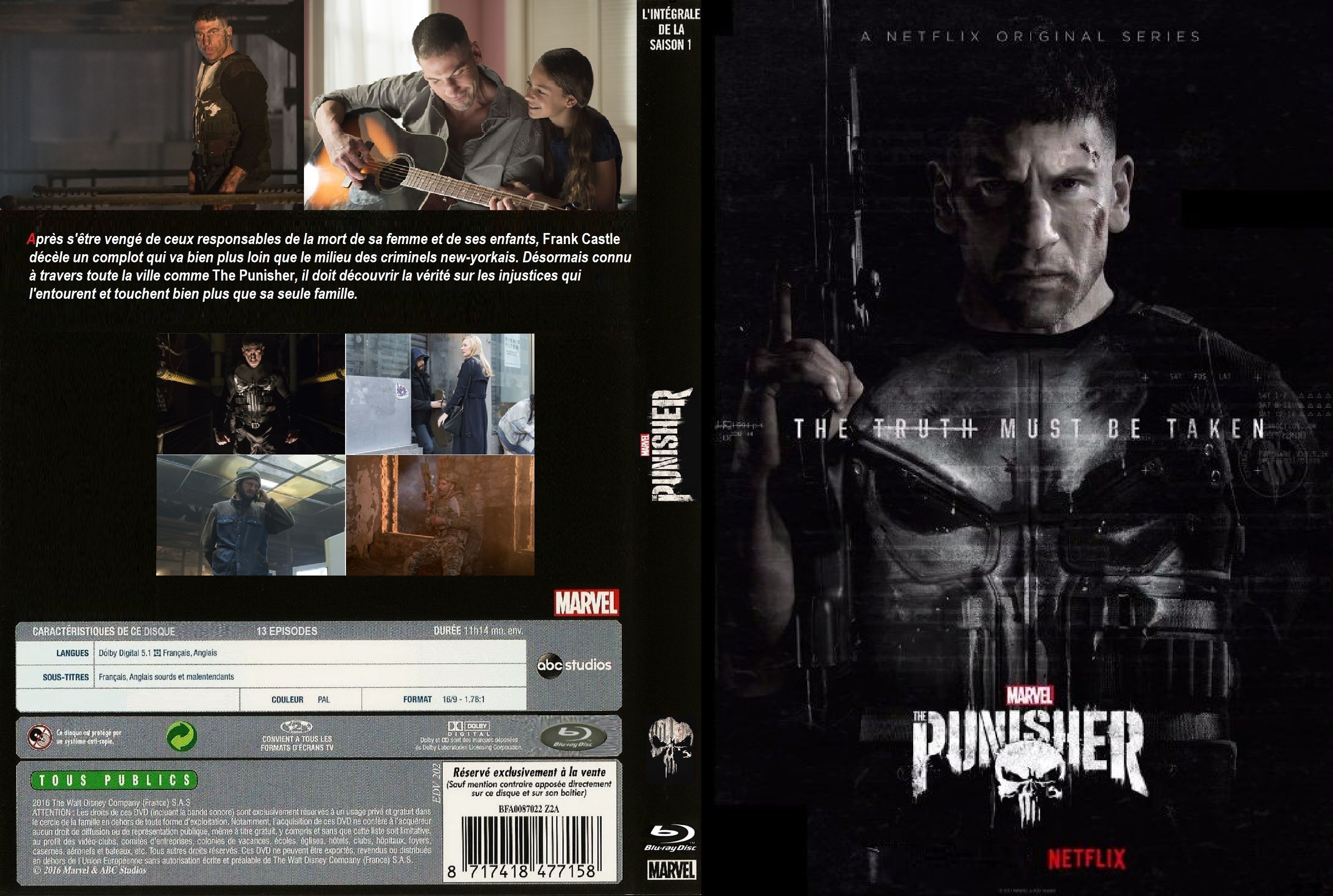 Jaquette DVD The Punisher saison 1 custom v3