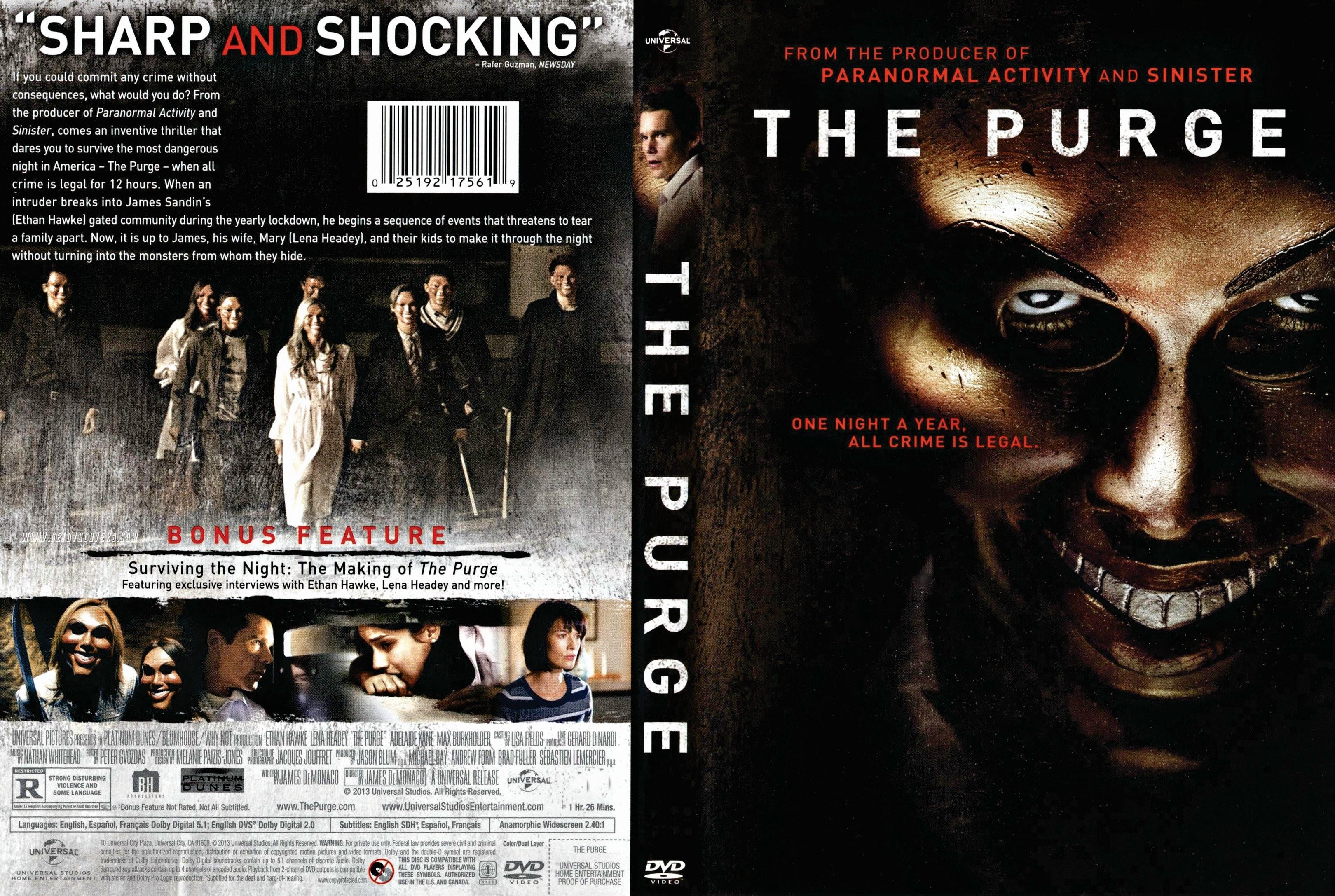 Jaquette DVD The Purge zONE 1