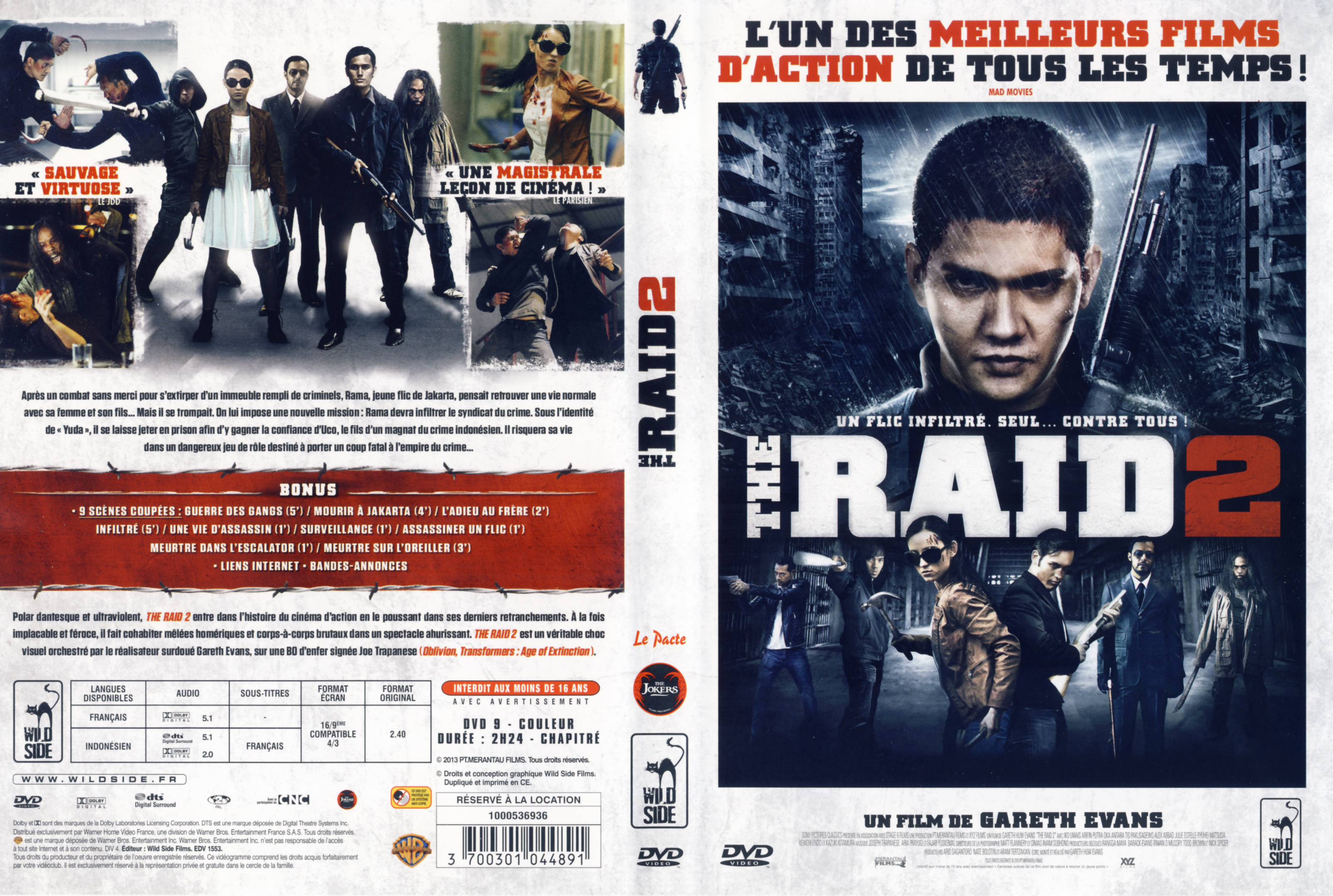 Jaquette DVD The Raid 2