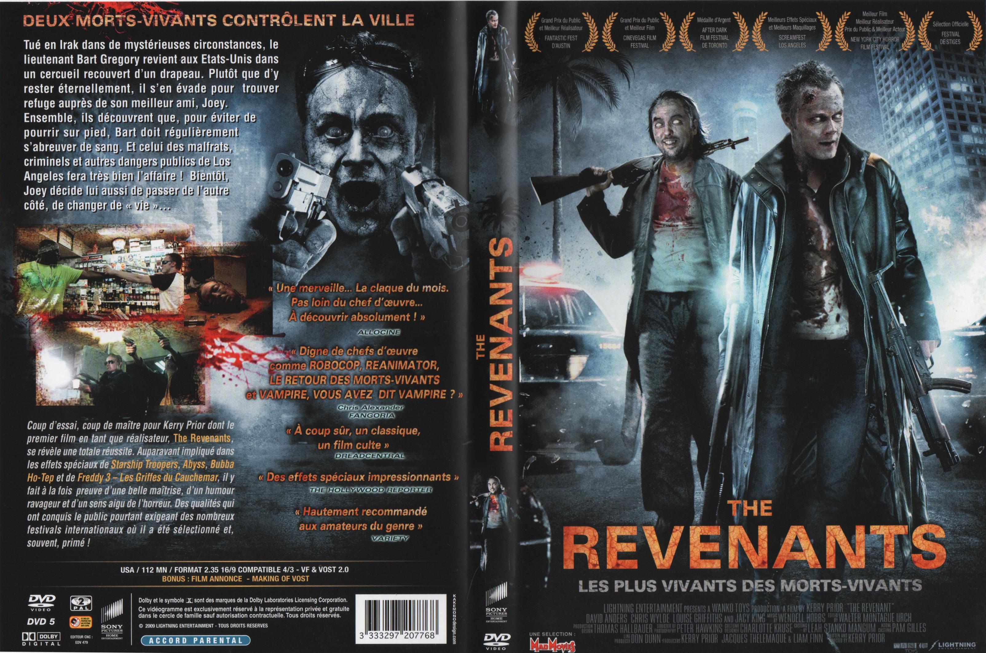 Jaquette DVD The Revenants