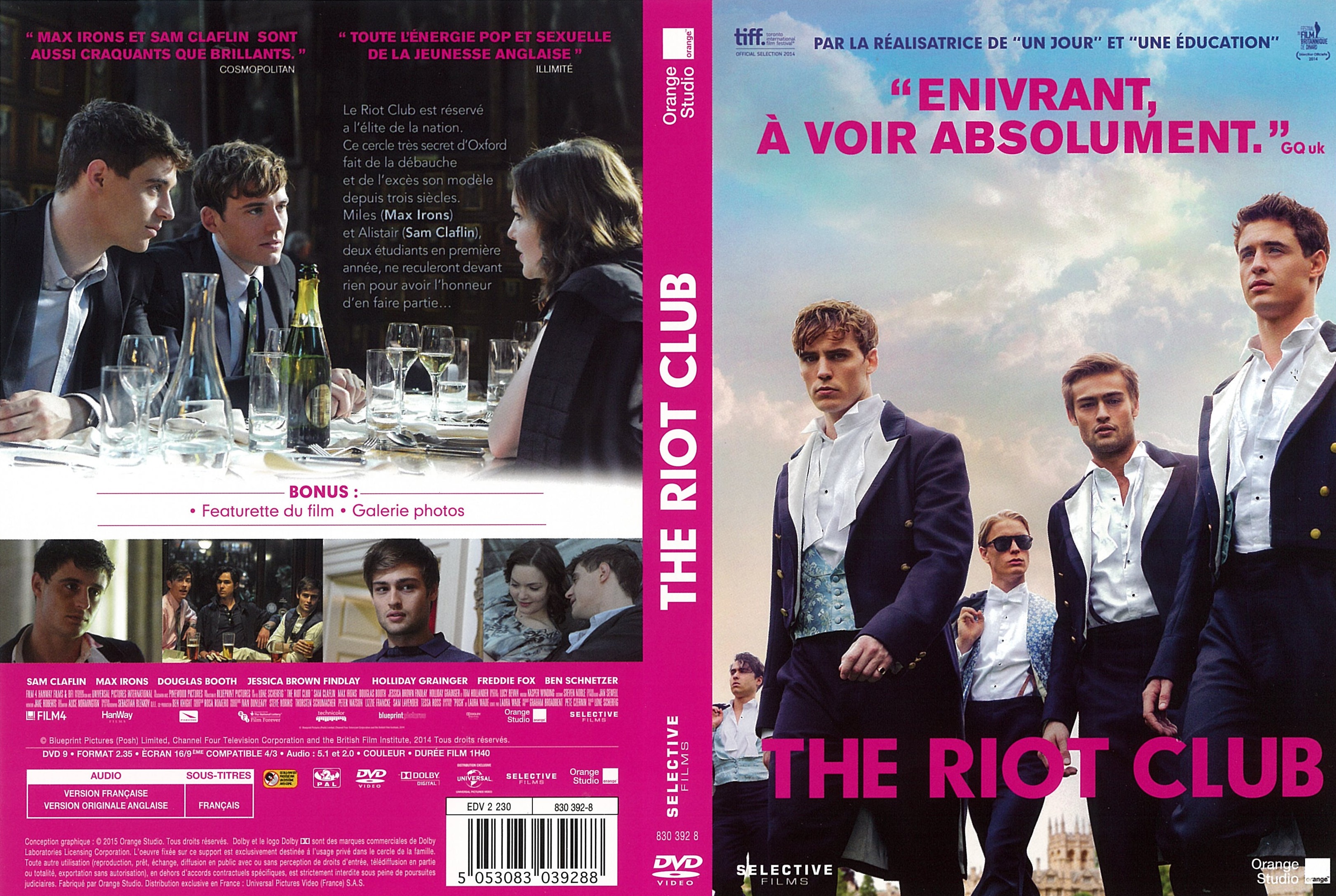 Jaquette DVD The Riot Club