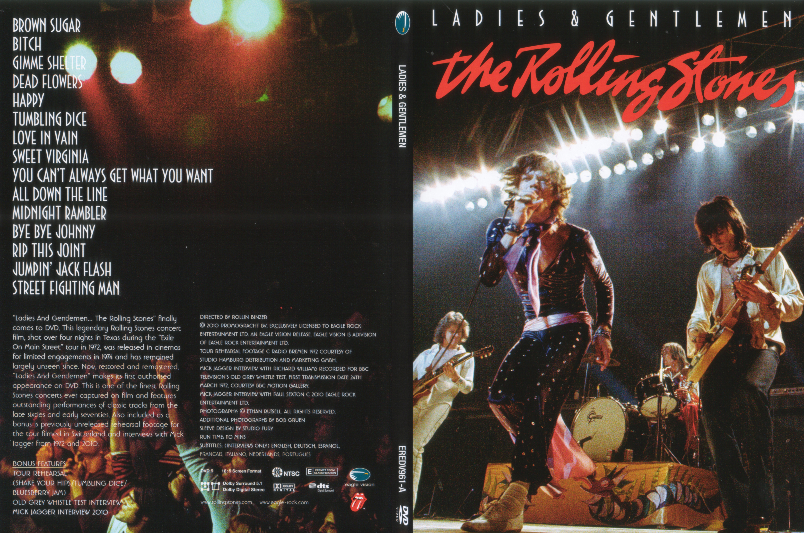 Jaquette DVD The Rolling Stones - Ladies and Gentlemen