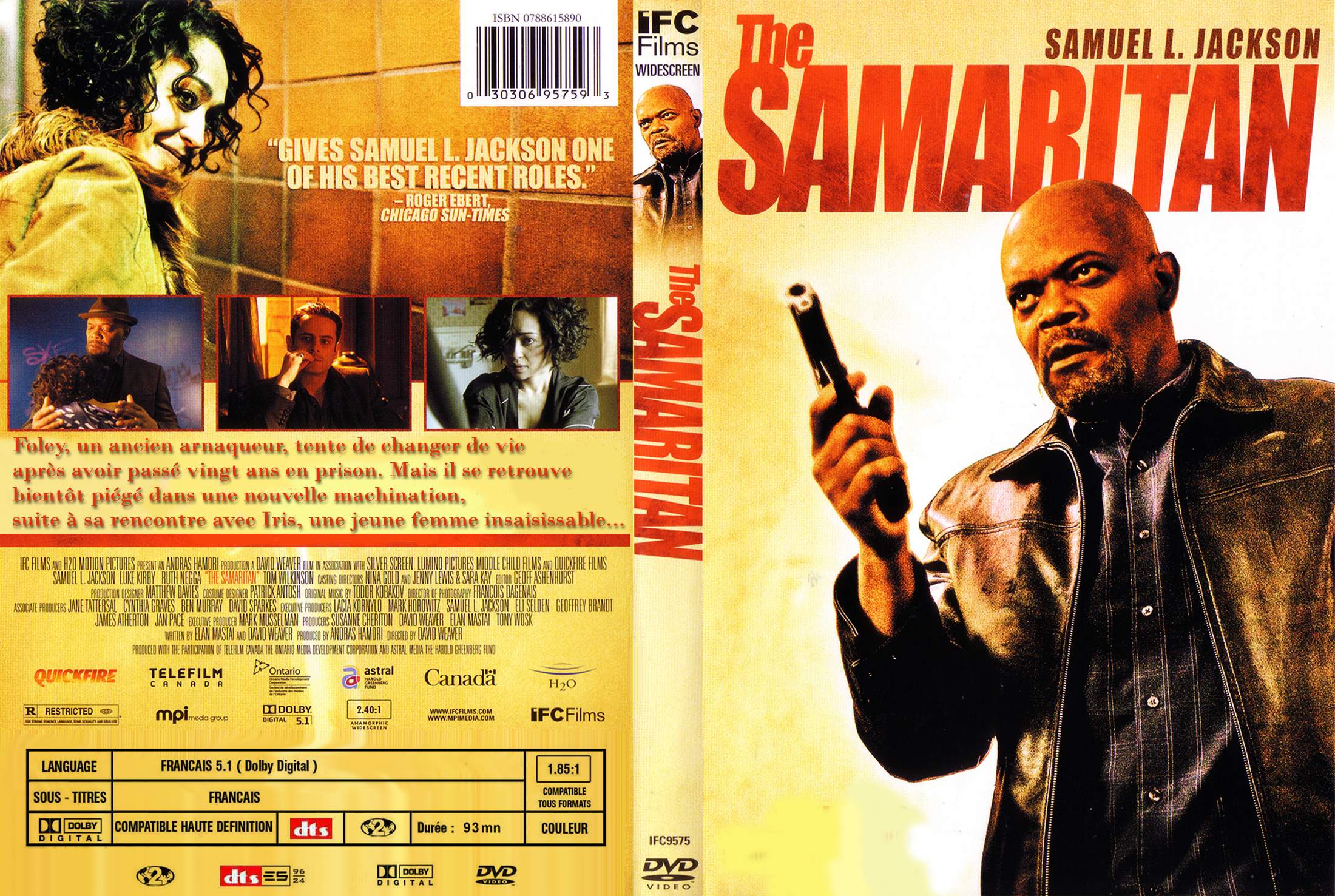 Jaquette DVD The Samaritan custom