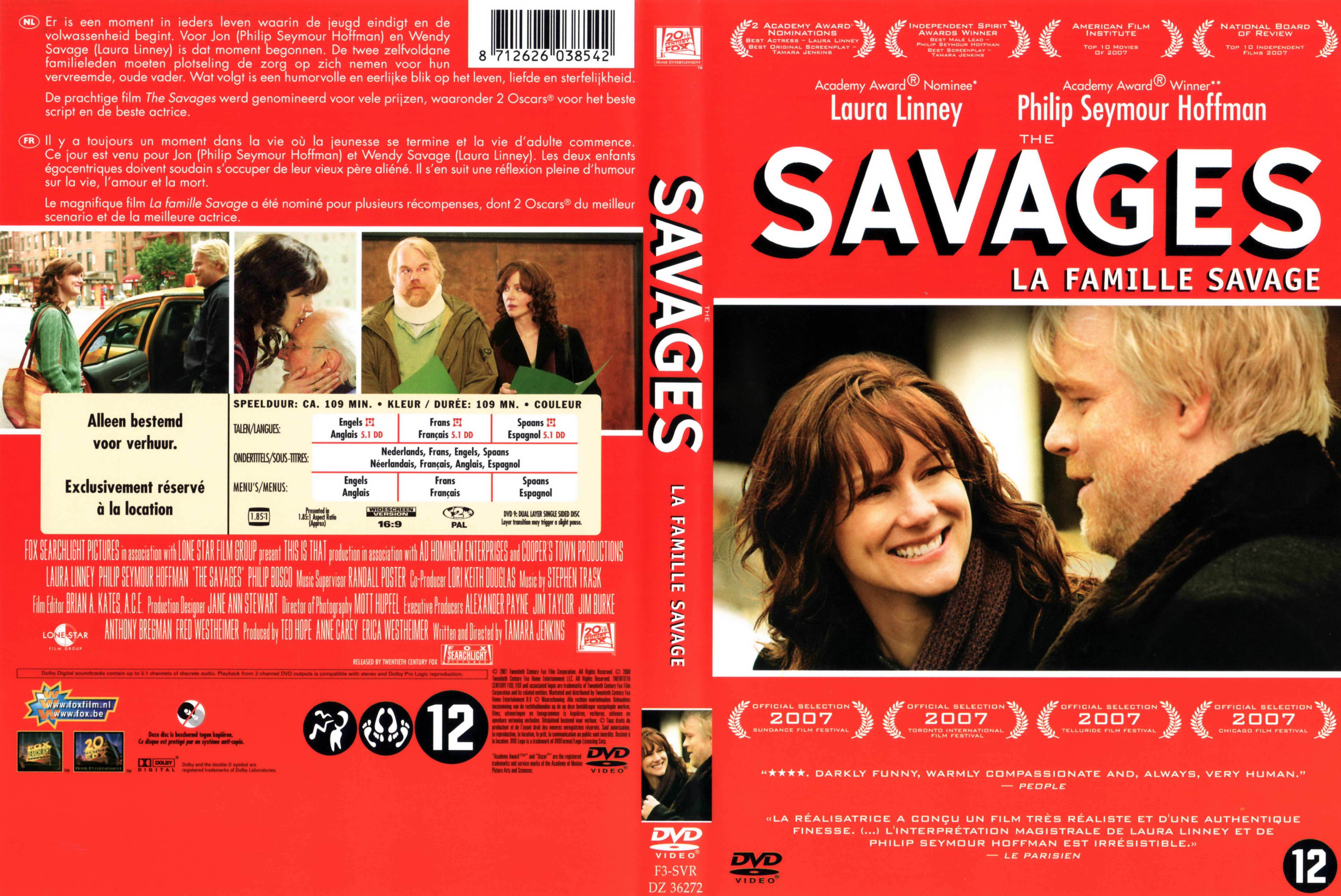 Jaquette DVD The Savages - La famille Savage
