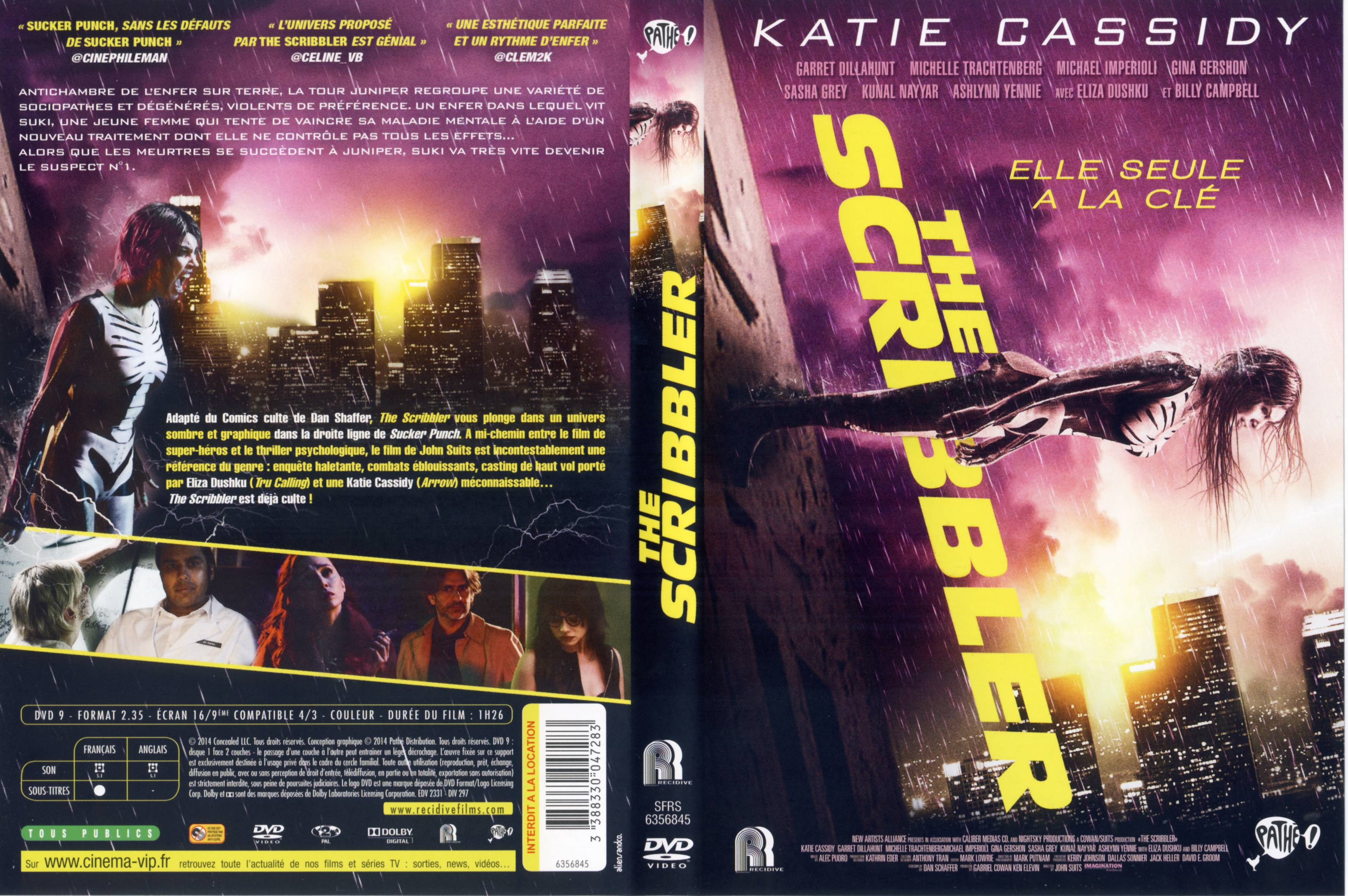 Jaquette DVD The Scribbler