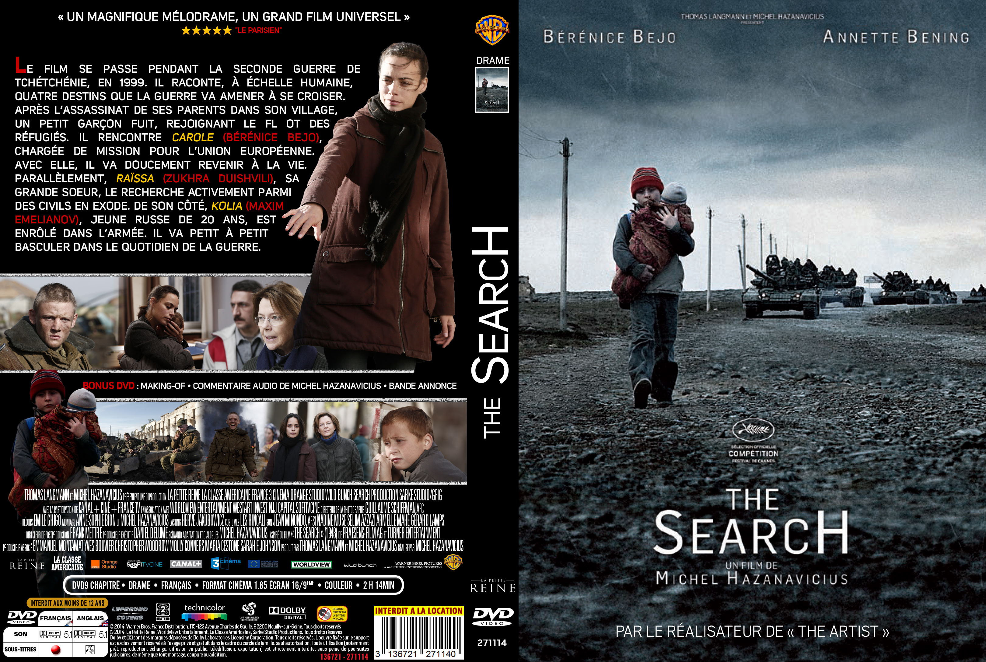 Jaquette DVD The Search custom