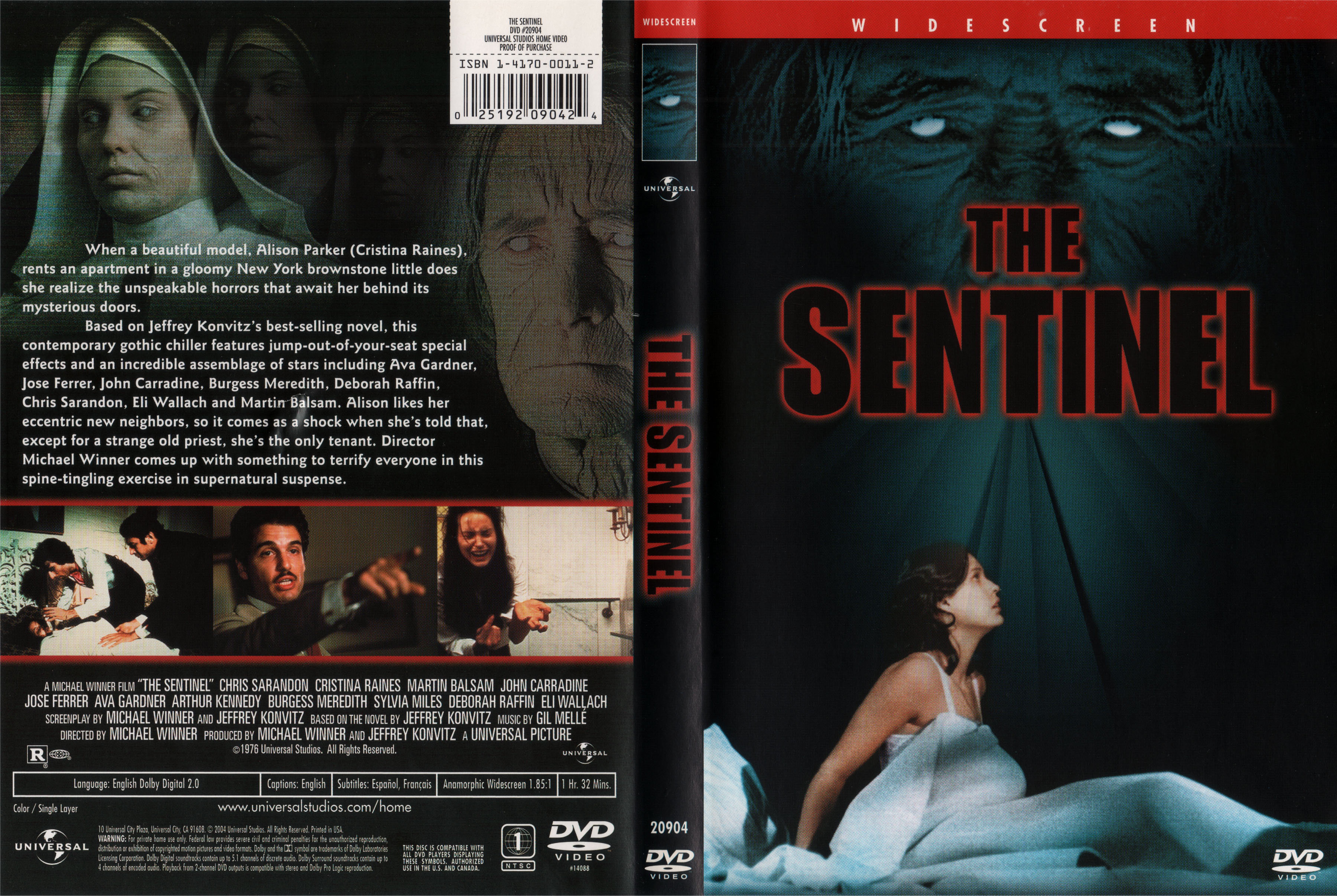 Jaquette DVD The Sentinel (1976) Zone 1