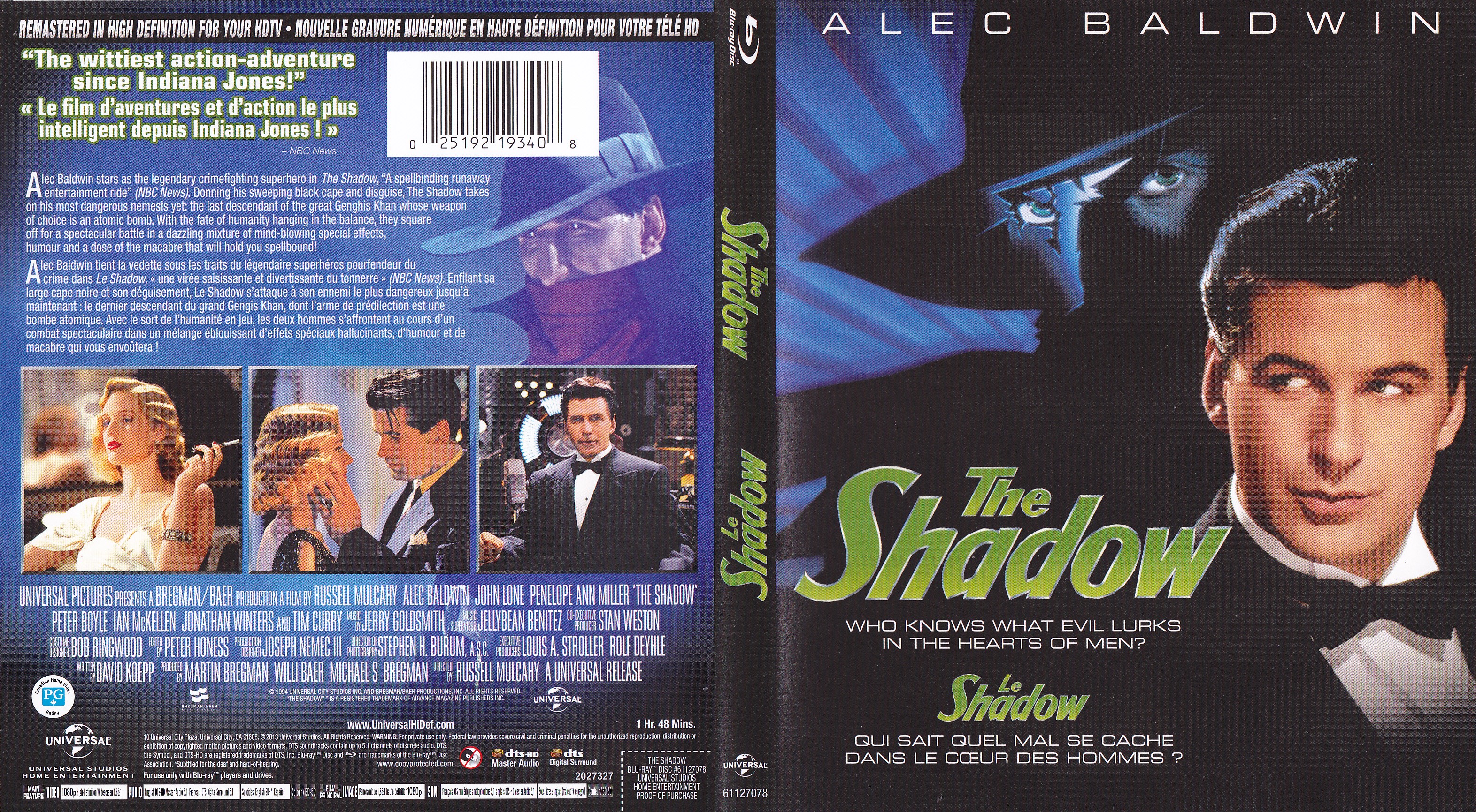 Jaquette DVD The Shadow (Canadienne) (BLU-RAY)