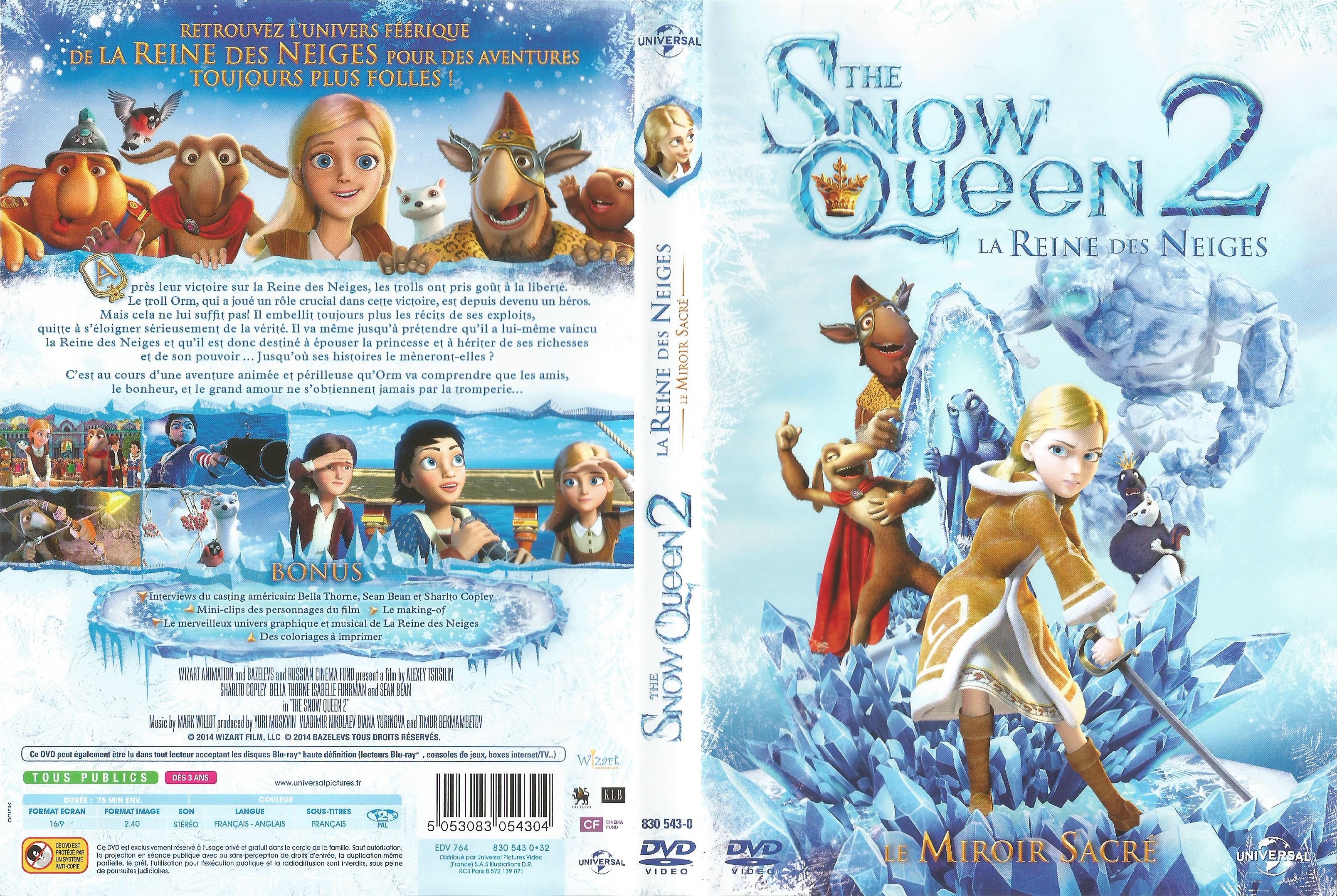 Jaquette DVD The Snow Queen 2, le miroir sacr