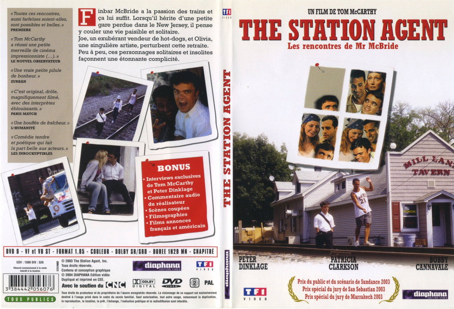 Jaquette DVD The Station Agent - SLIM