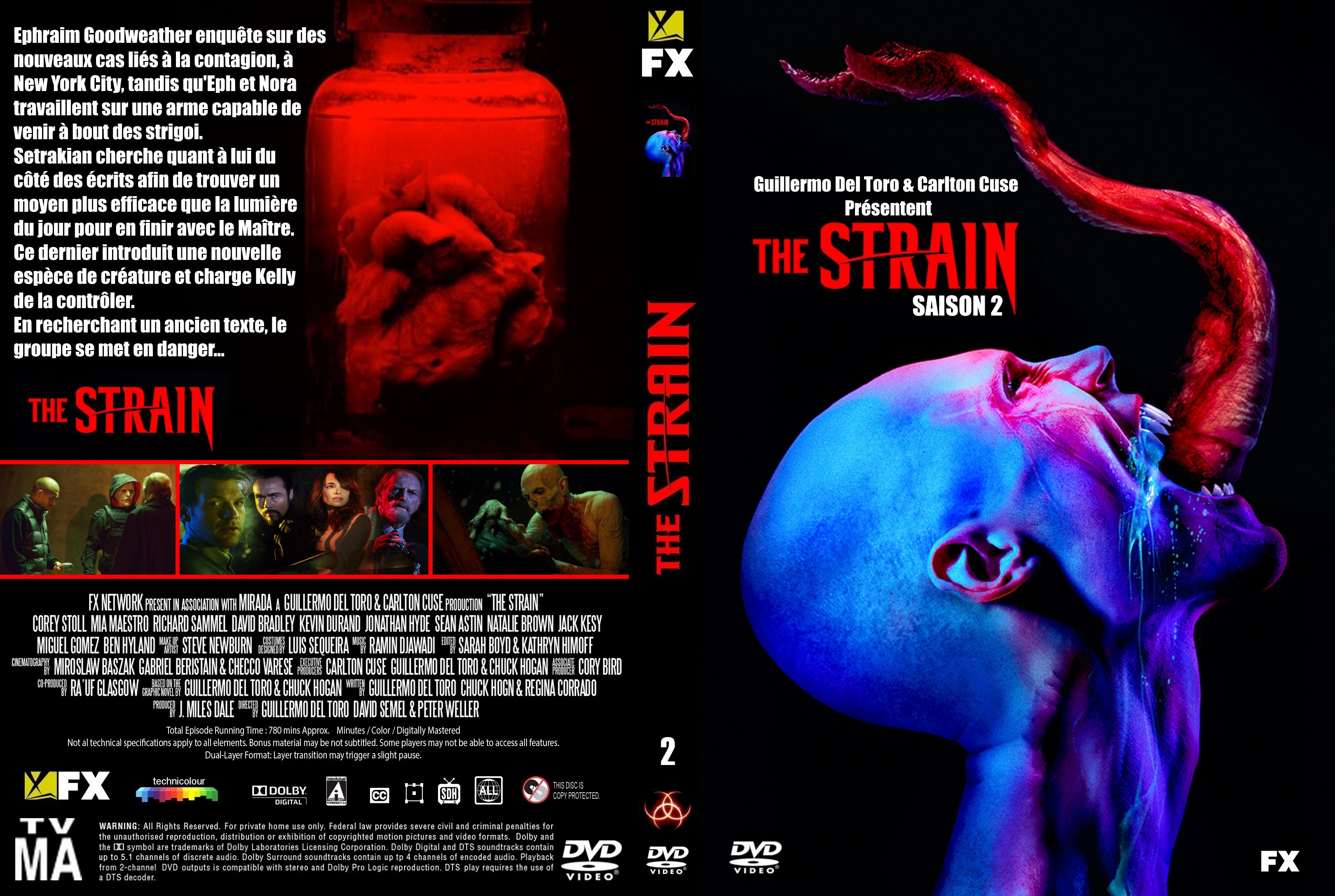 Jaquette DVD The Strain Saison 2 custom