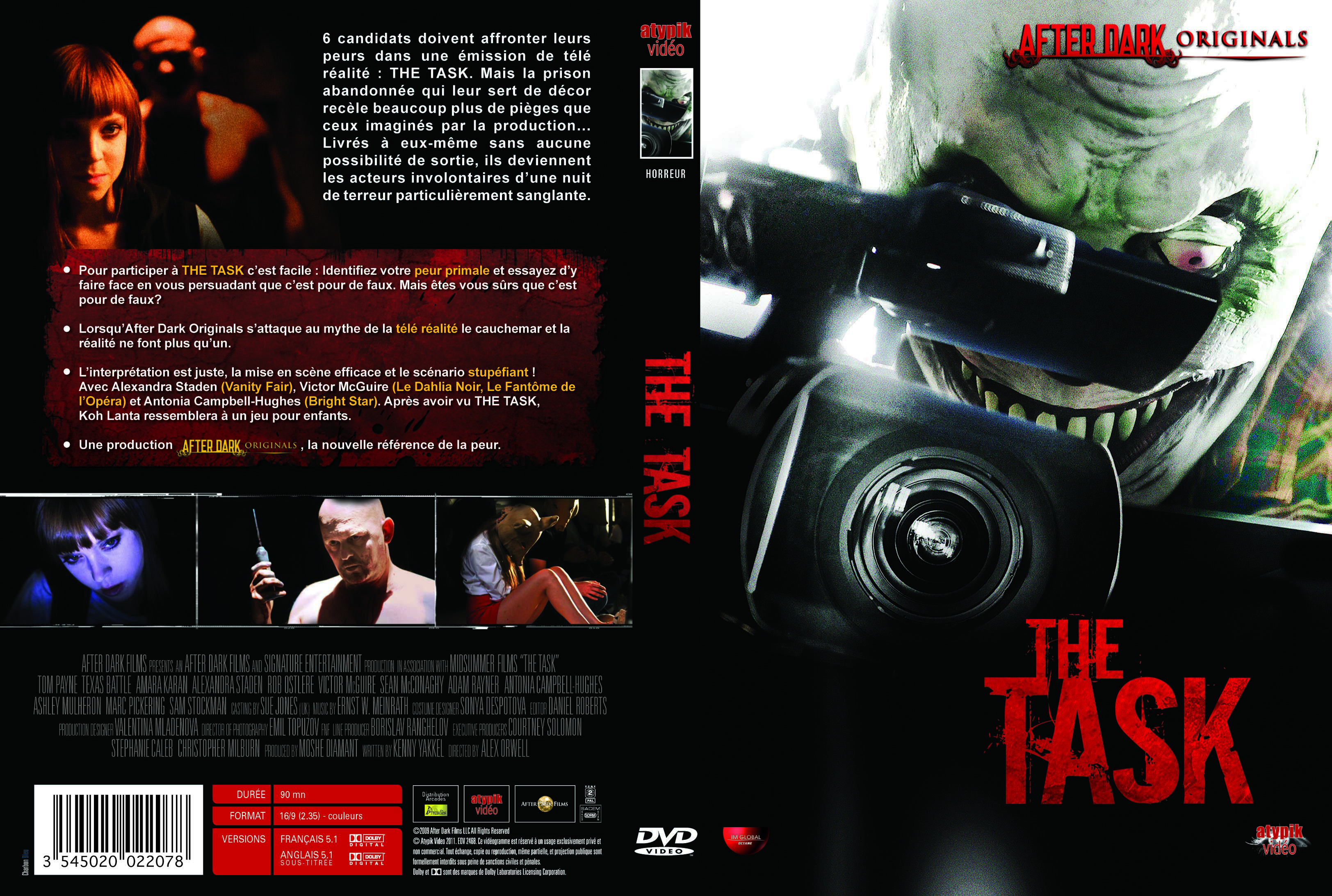 Jaquette DVD The Task