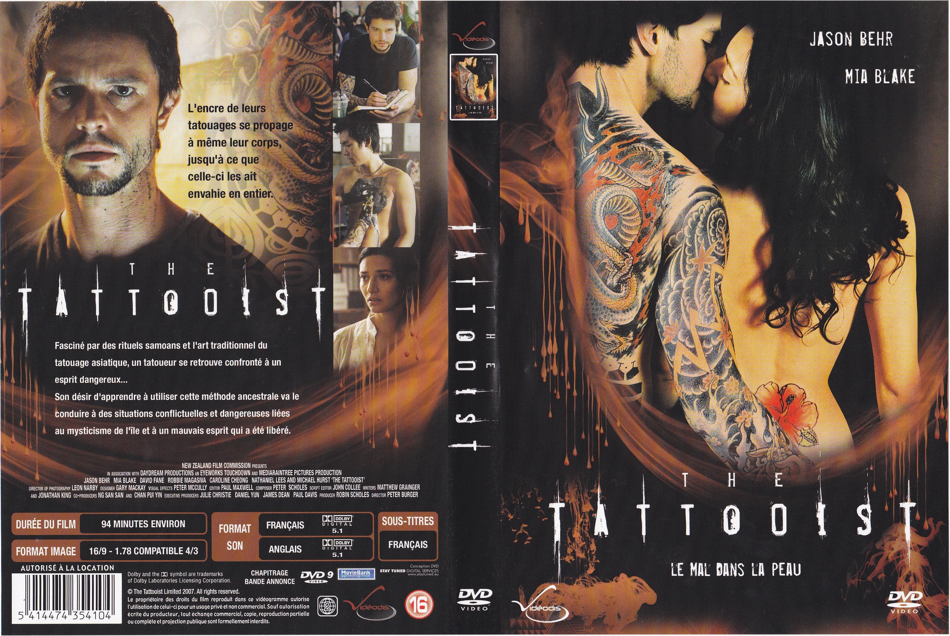 Jaquette DVD The Tattooist