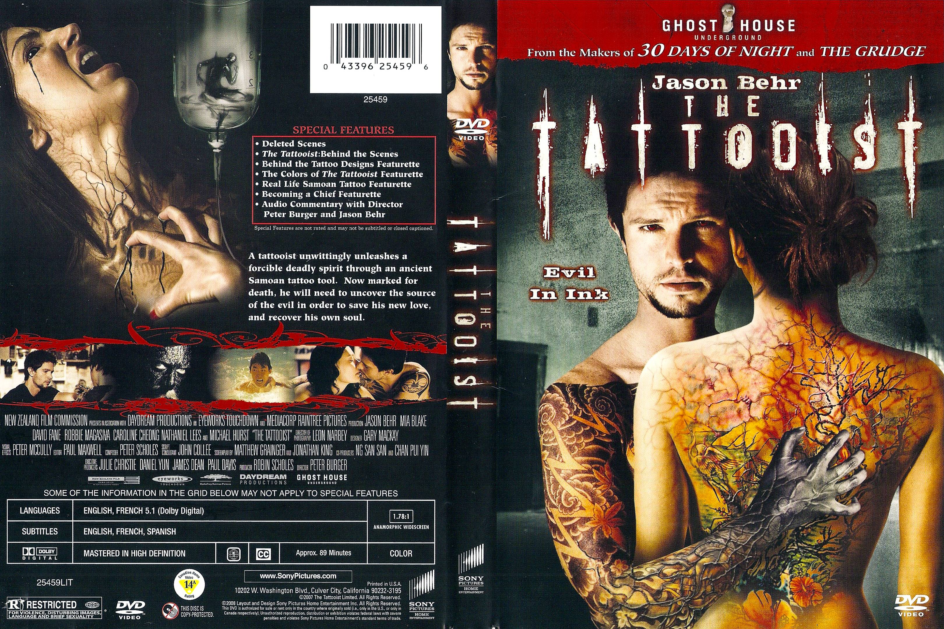 Jaquette DVD The Tattooist Zone 1
