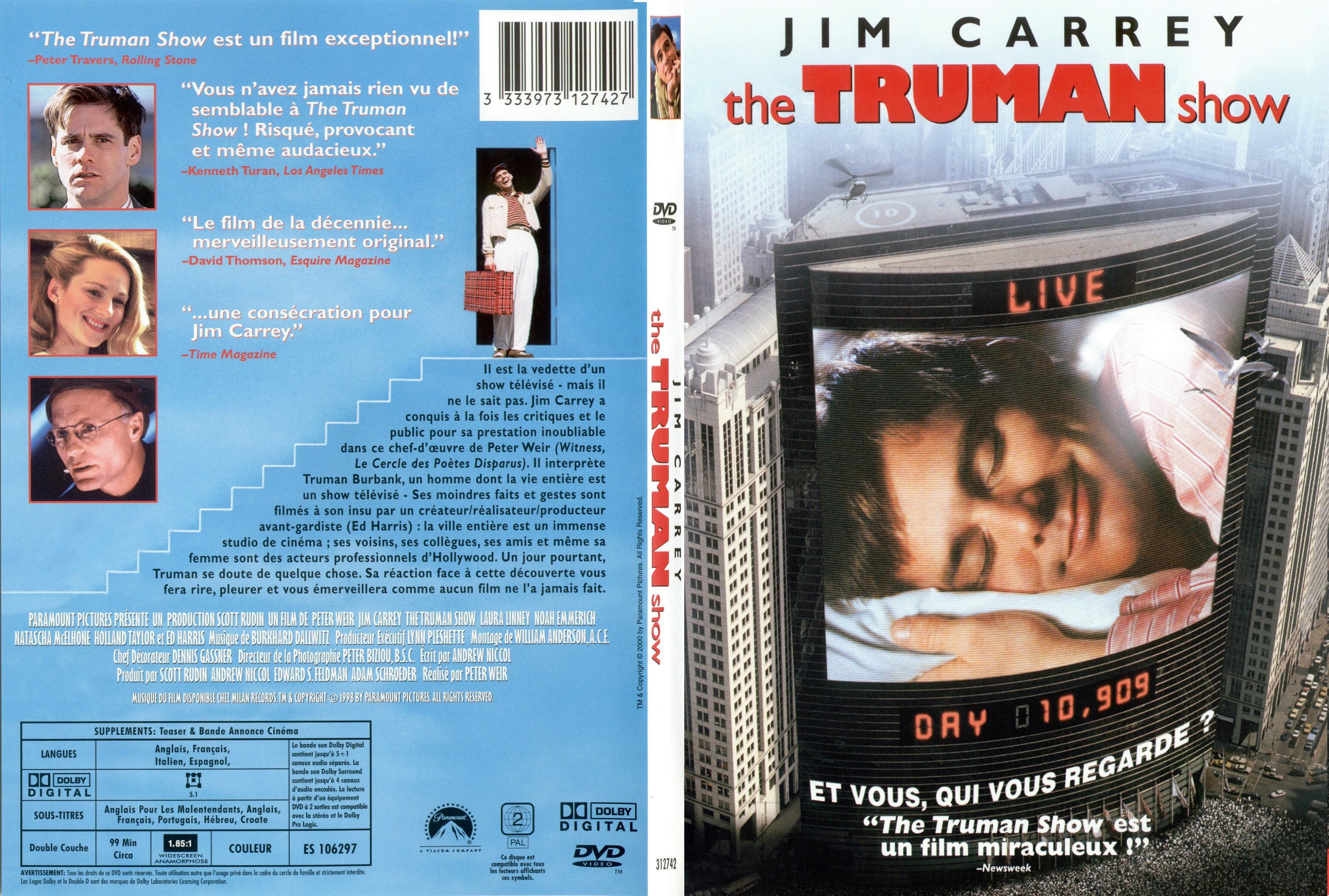 Jaquette DVD The Truman show - SLIM