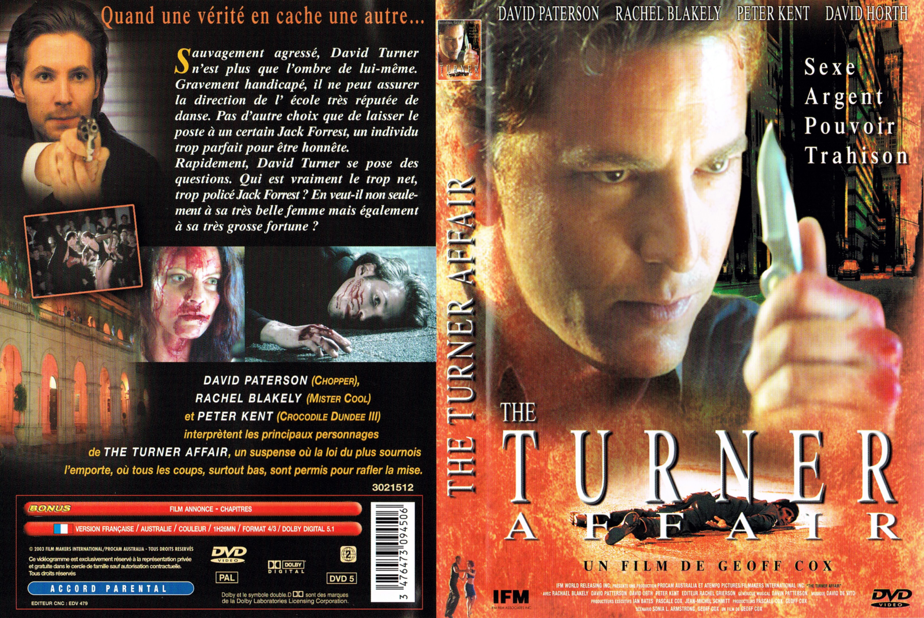 Jaquette DVD The Turner Affair