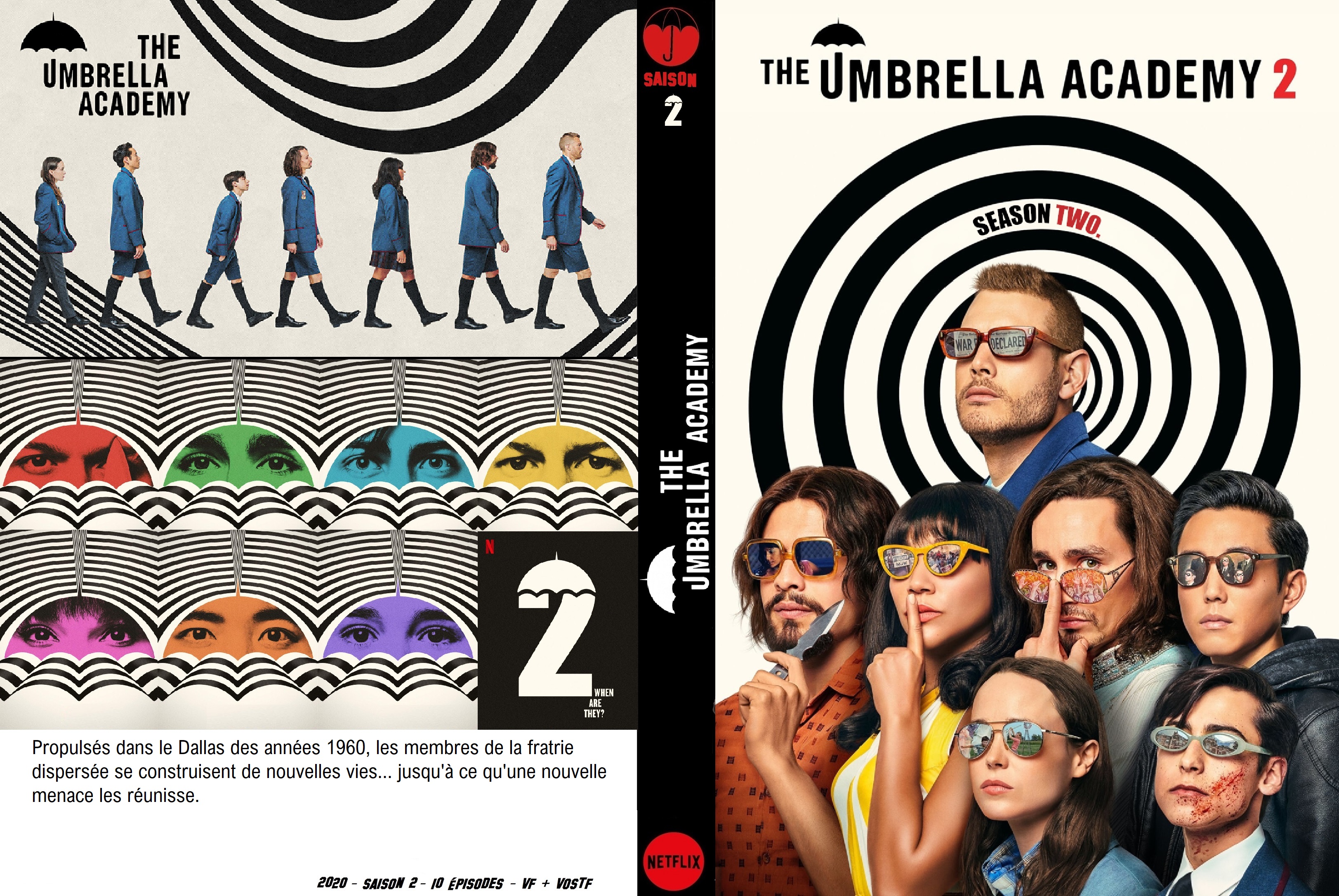 Jaquette DVD The Umbrella Academy Saison 2 custom