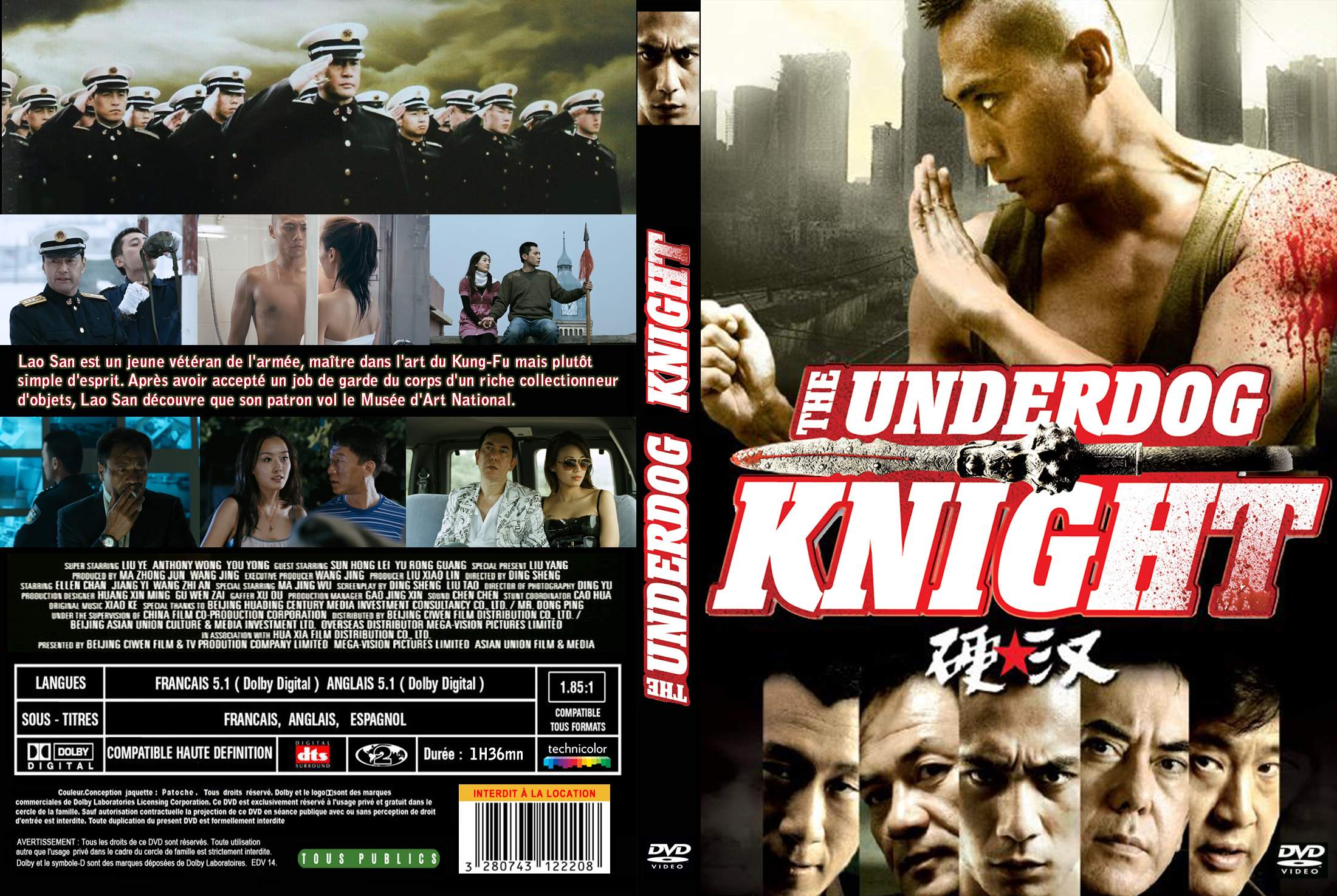 Jaquette DVD The Underdog Knight custom
