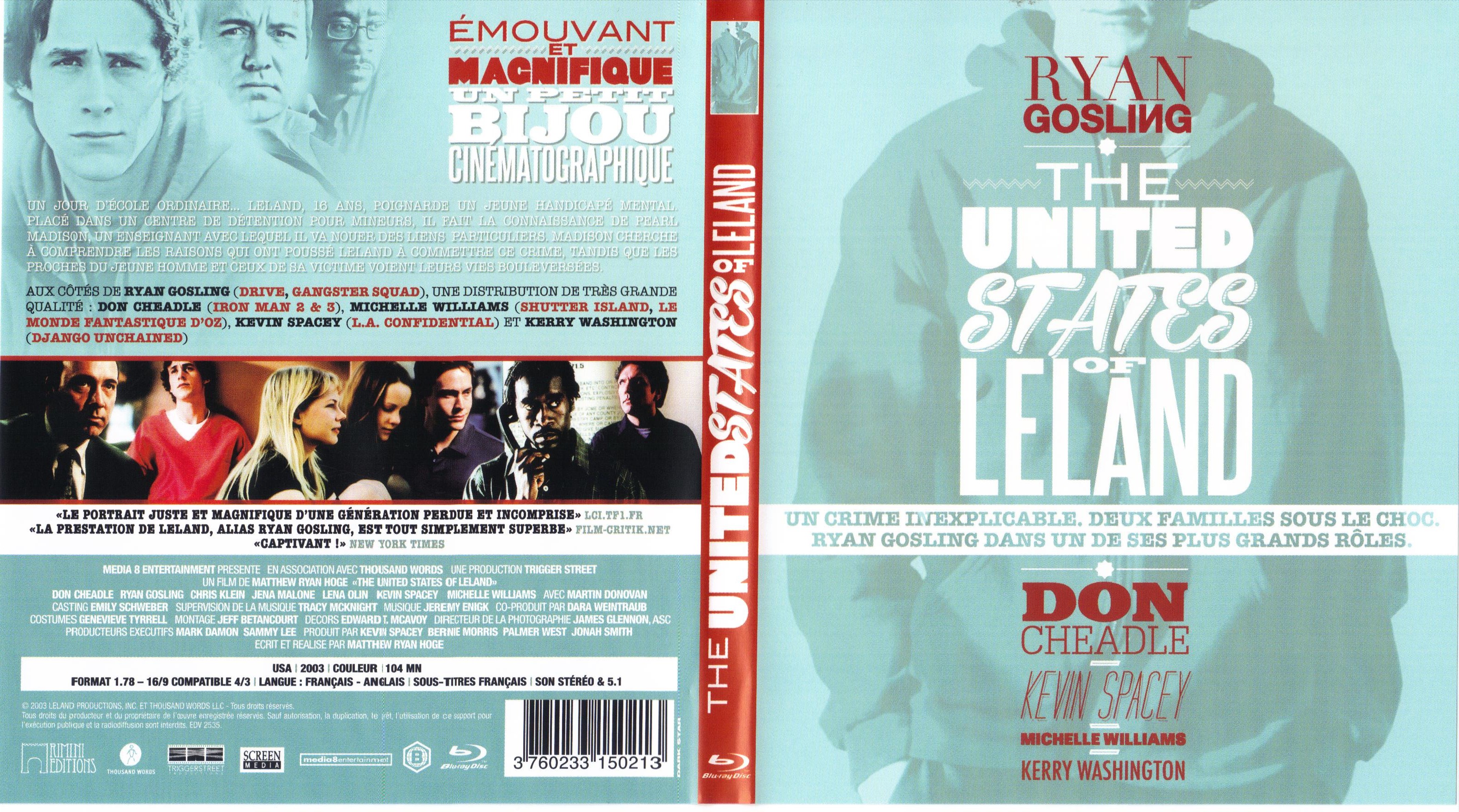 Jaquette DVD The United States of Leland (BLU-RAY)
