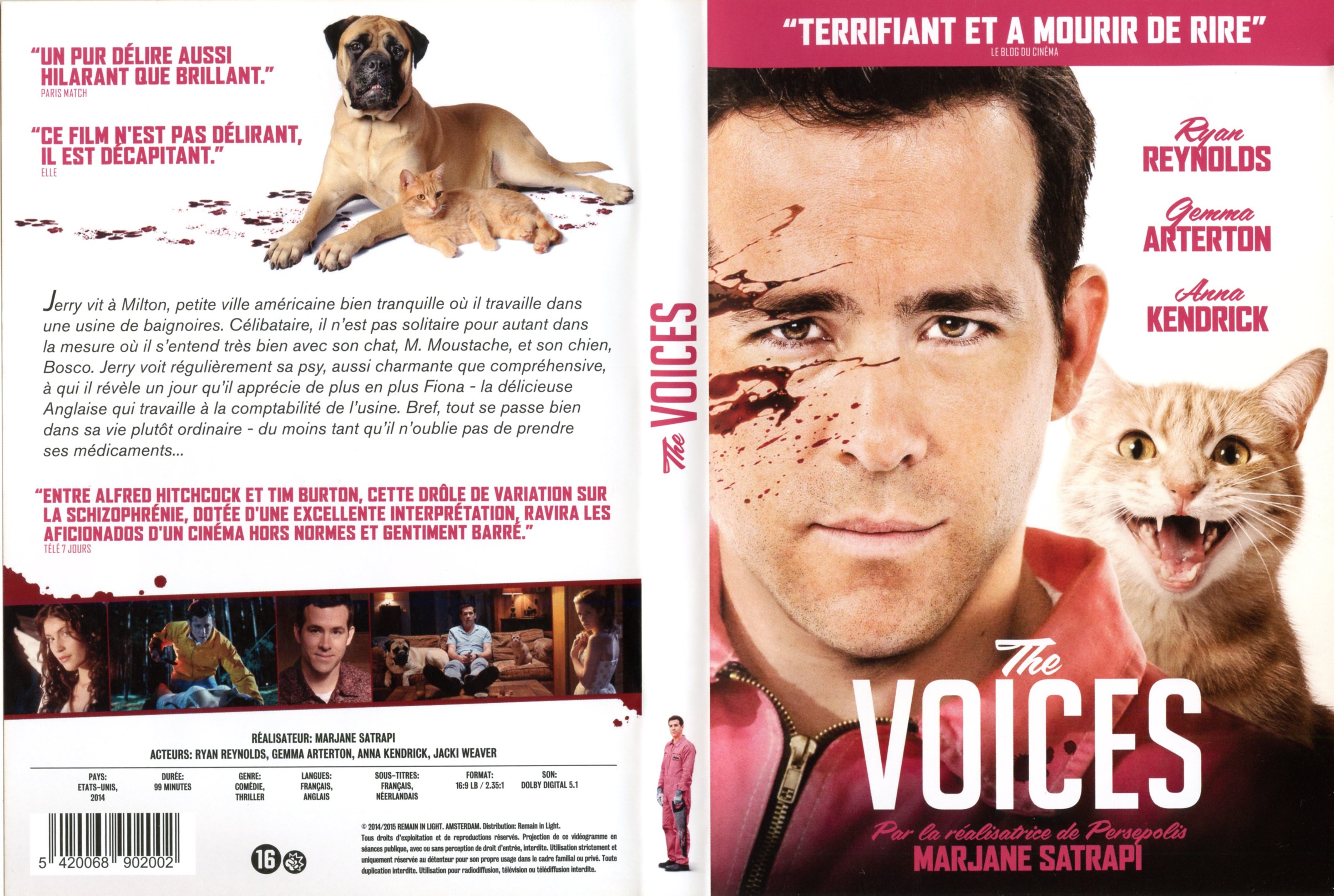 Jaquette DVD The Voices v2