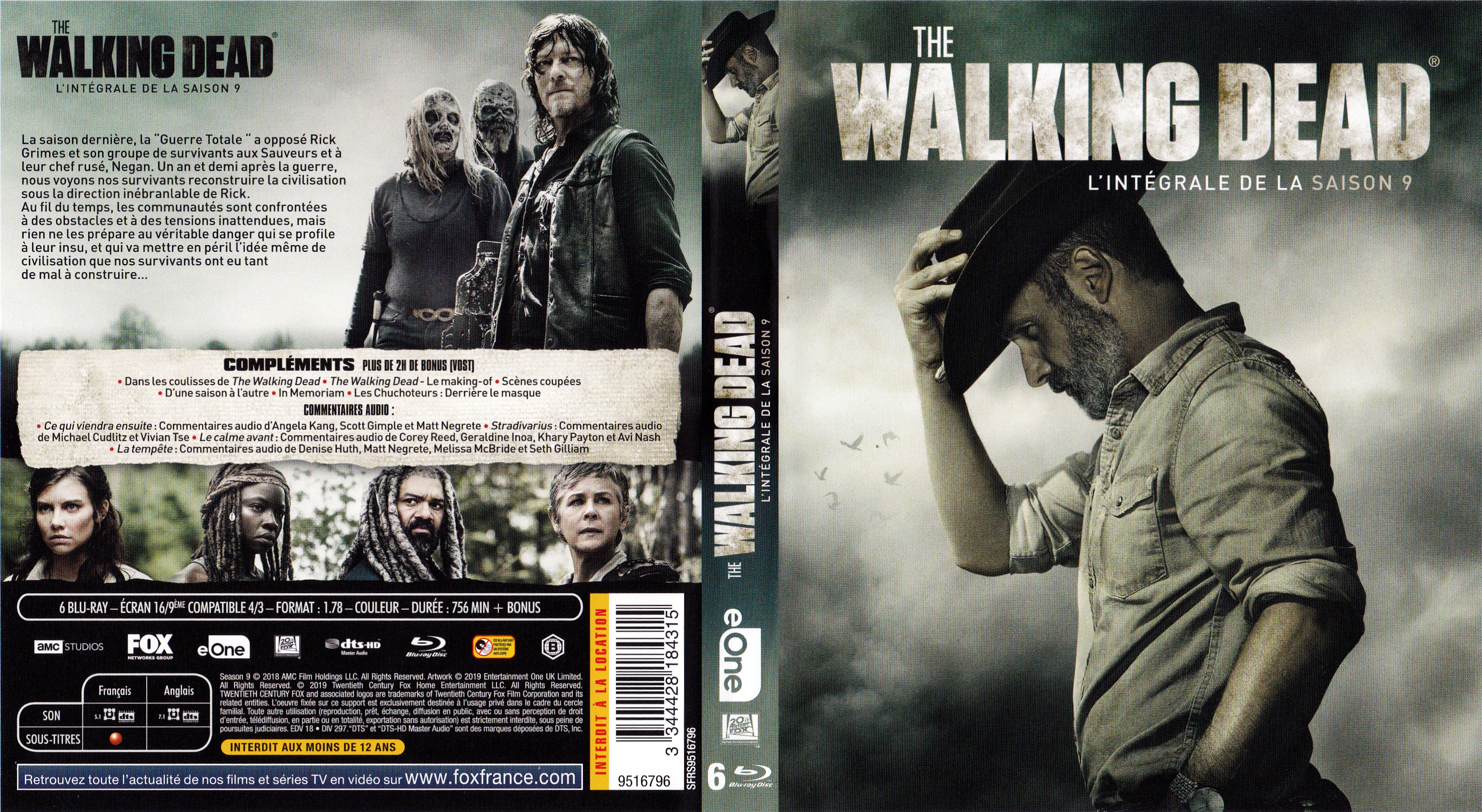 Jaquette DVD The Walking Dead saison 9 (BLU-RAY)